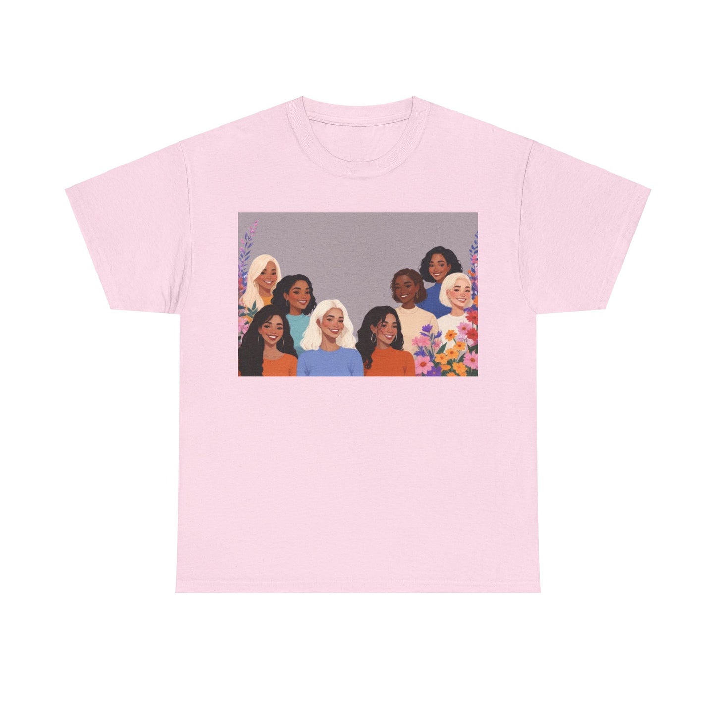 Among The Flowers Unisex Heavy Cotton Tee