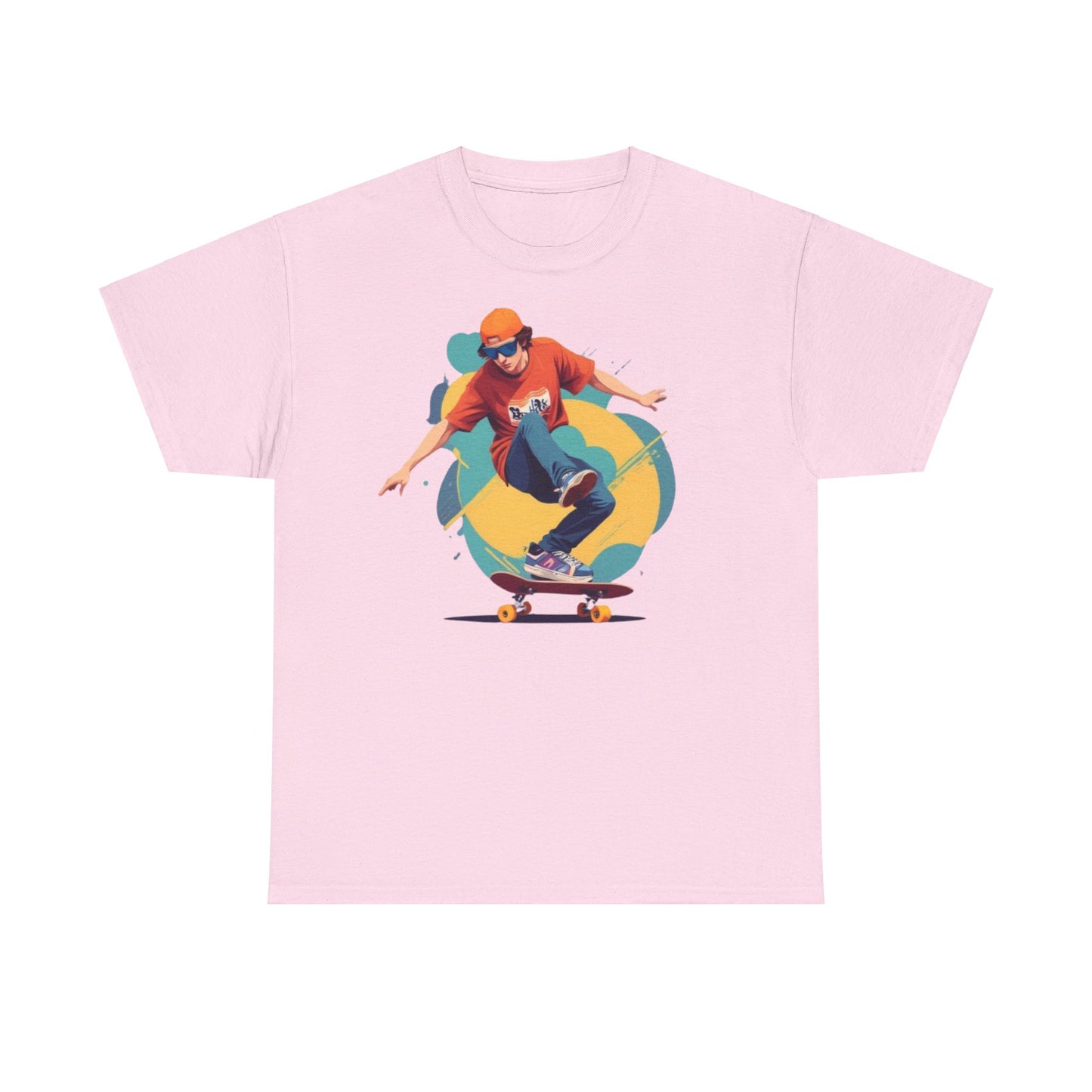 Skateboarder Unisex Heavy Cotton Tee