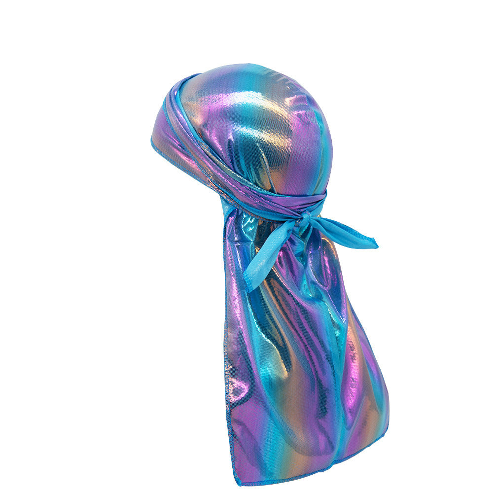 Printed long tail cap