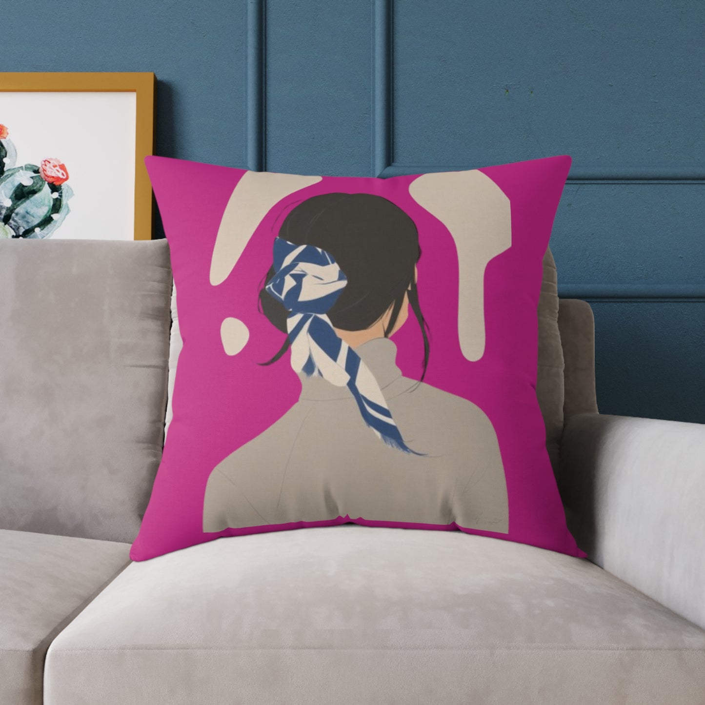 Angeline Poly Canvas Pillow