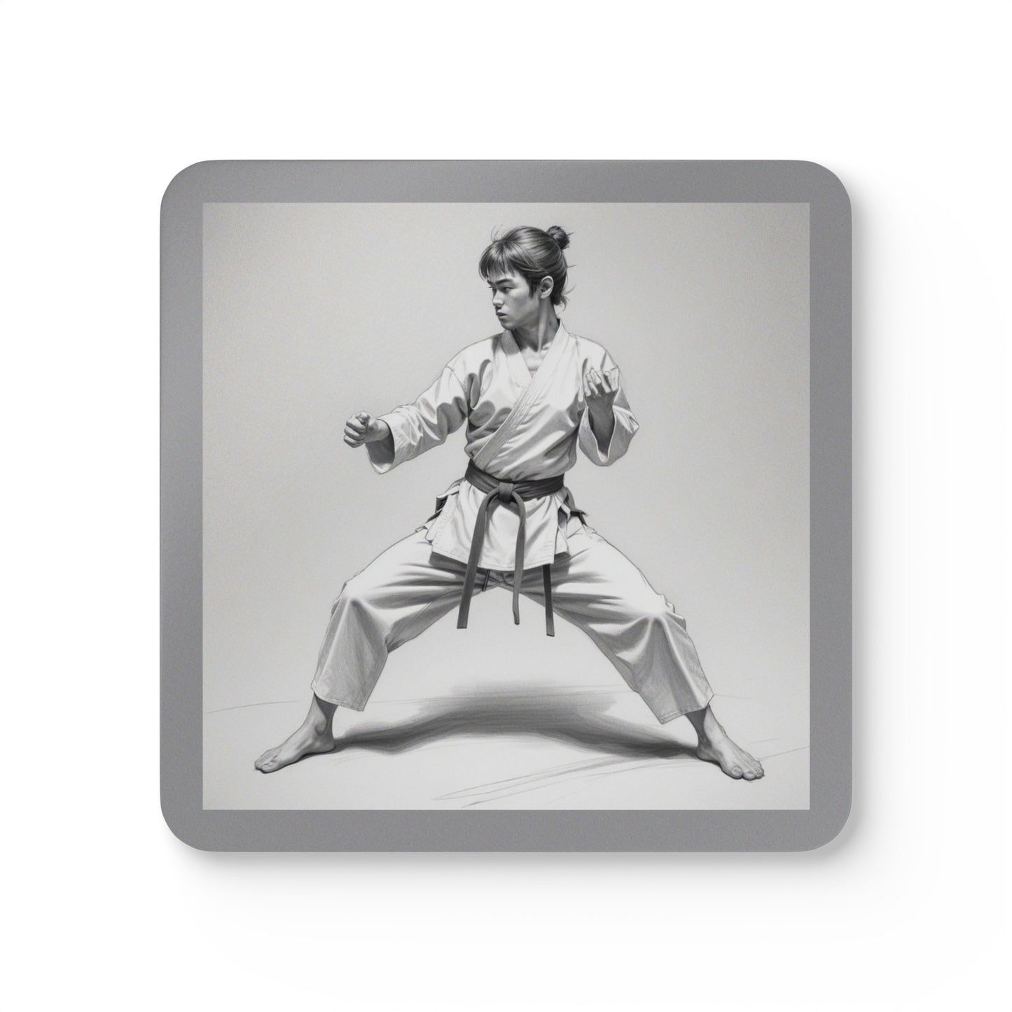Martial Arts Corkwood Coaster Set