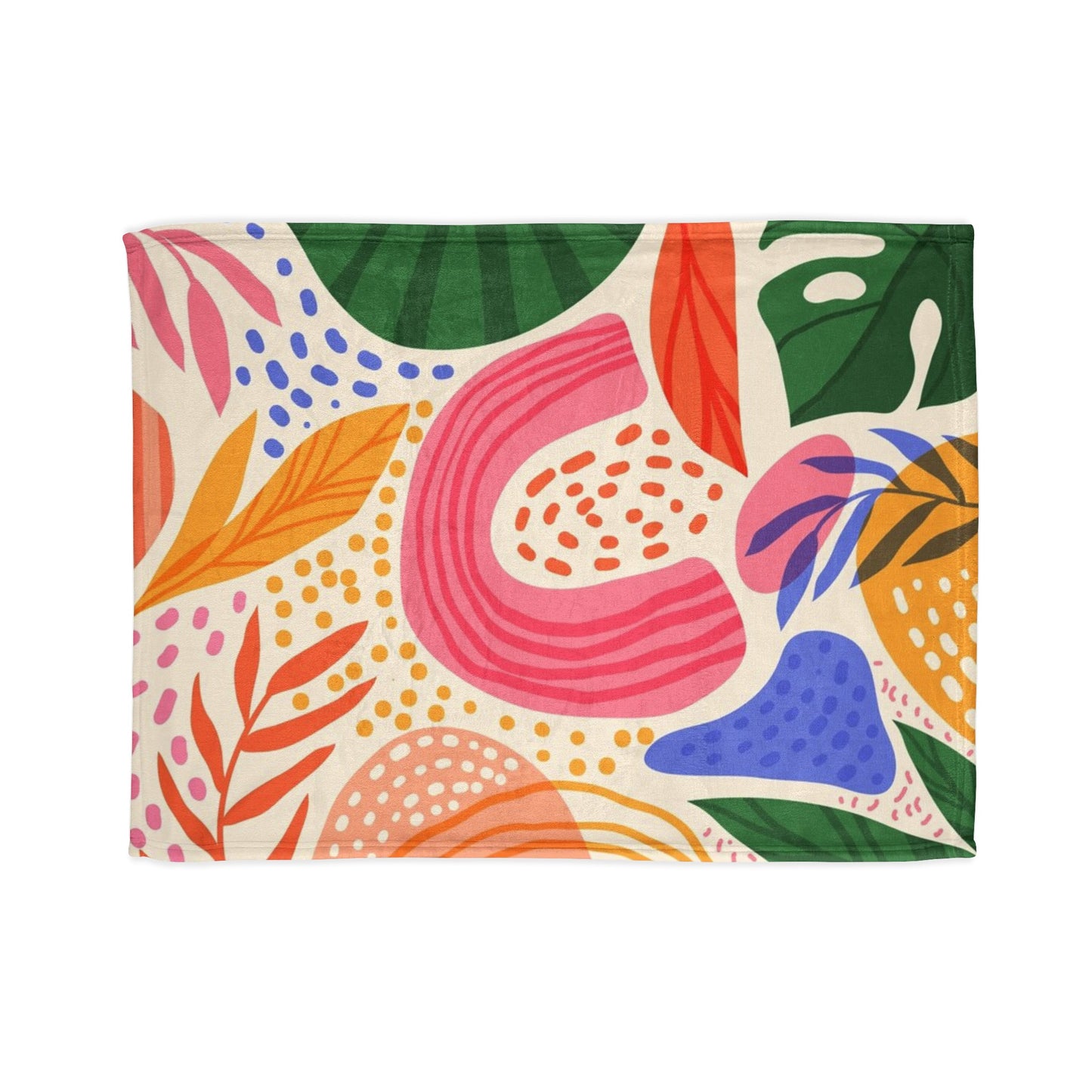 60s Patterns Soft Polyester Blanket