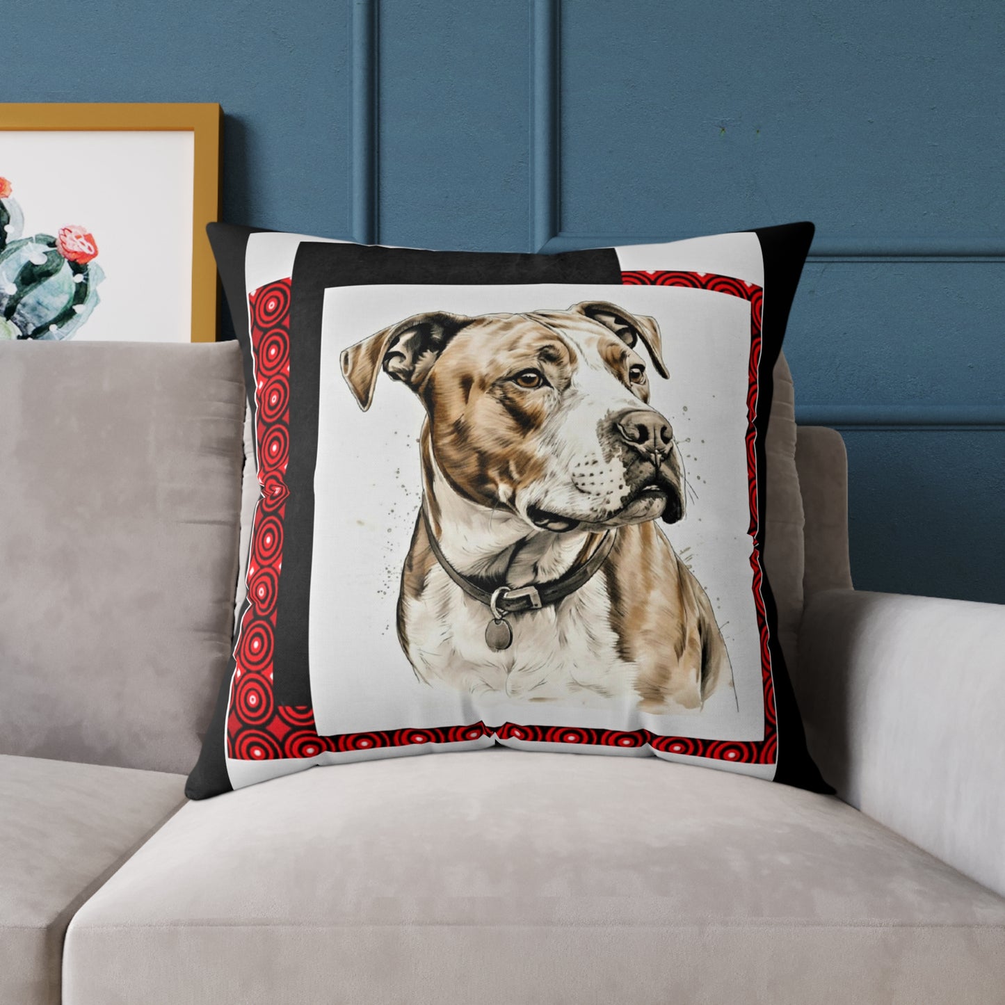 Square Poly Canvas Pillow