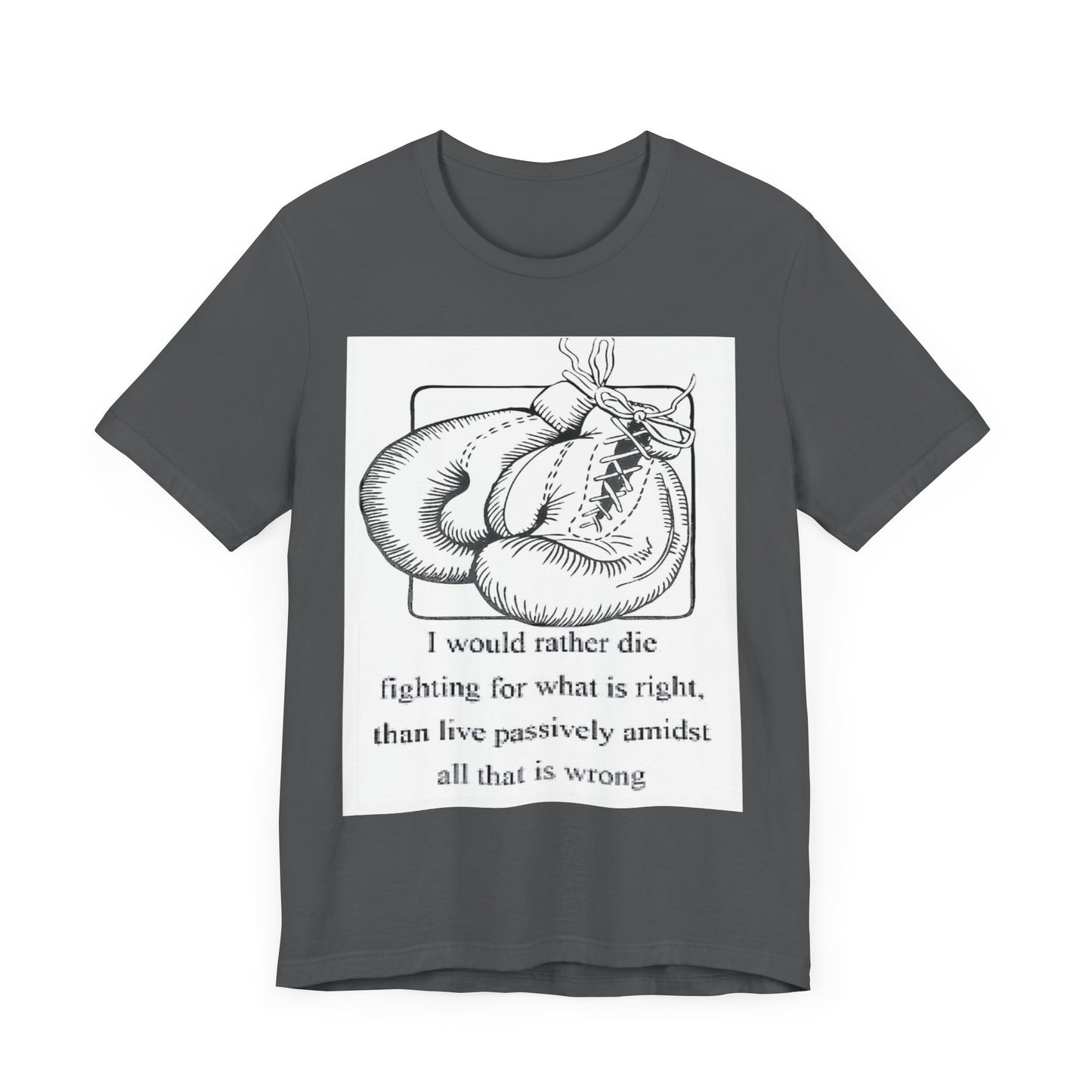 Boxing Quote Jersey Short Sleeve Tshirt