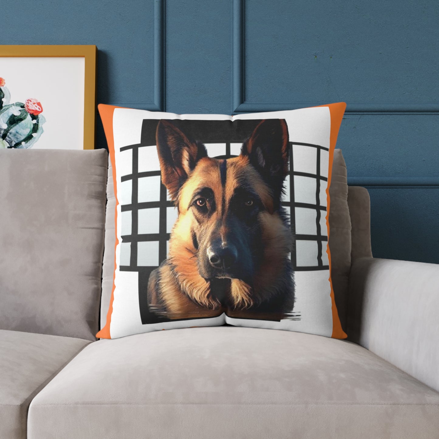 Square Poly Canvas Pillow