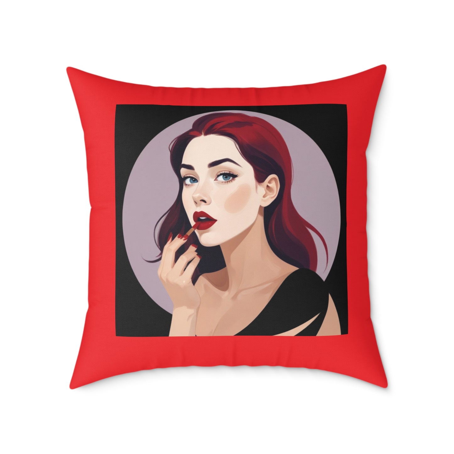 She Devil Square Poly Canvas Pillow