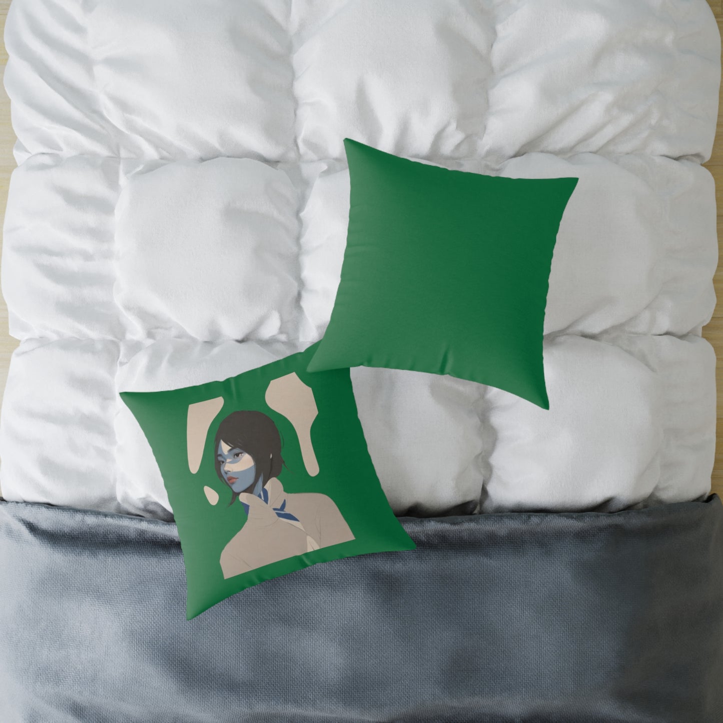 Angeline Poly Canvas Pillow