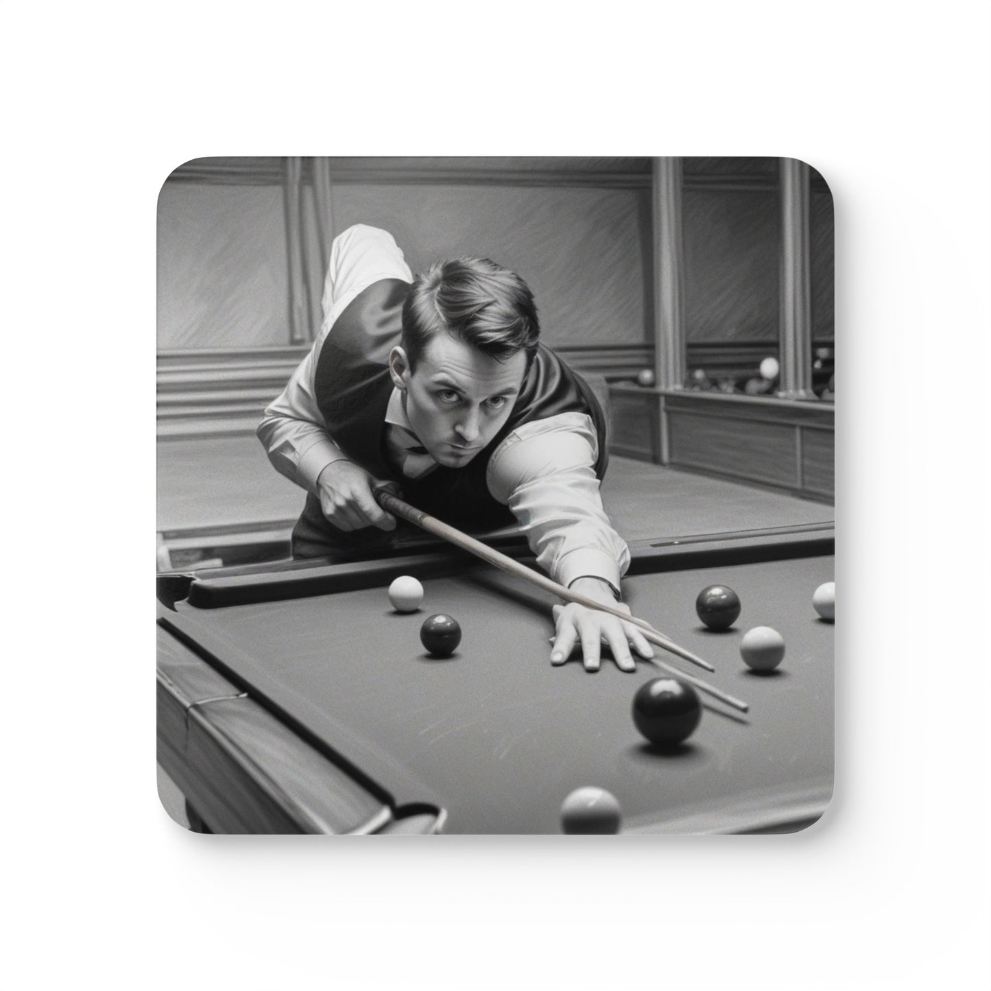 Pool.Corkwood Coaster Set