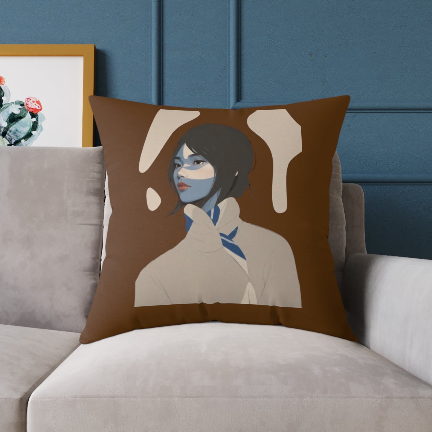 Angeline Poly Canvas Pillow