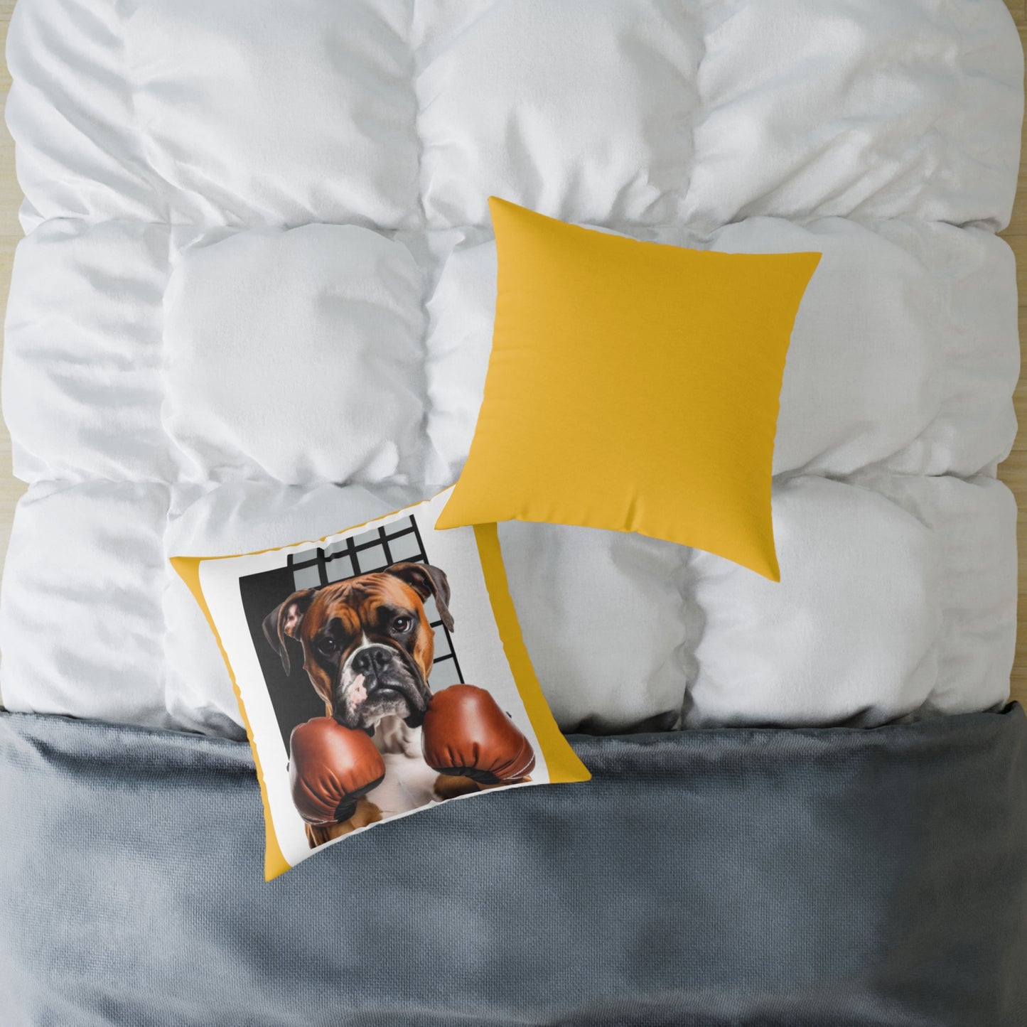 Square Poly Canvas Pillow