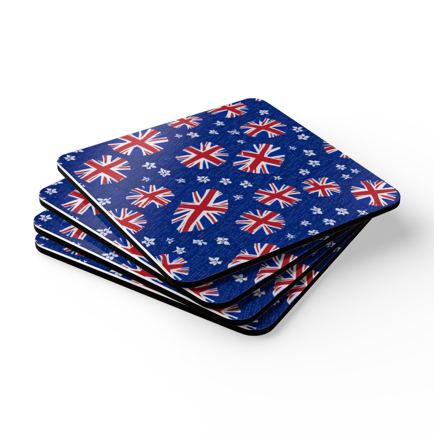 Uk Corkwood Coaster Set
