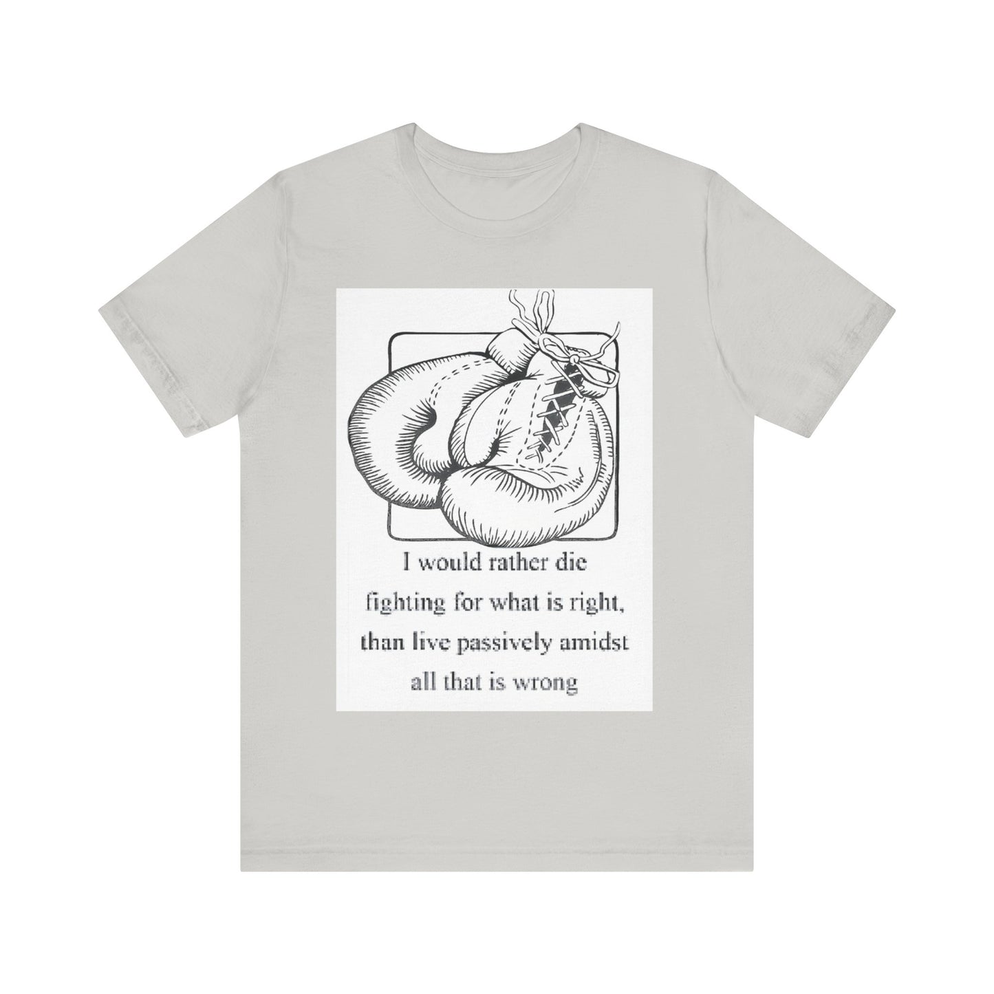 Boxing Quote Jersey Short Sleeve Tshirt
