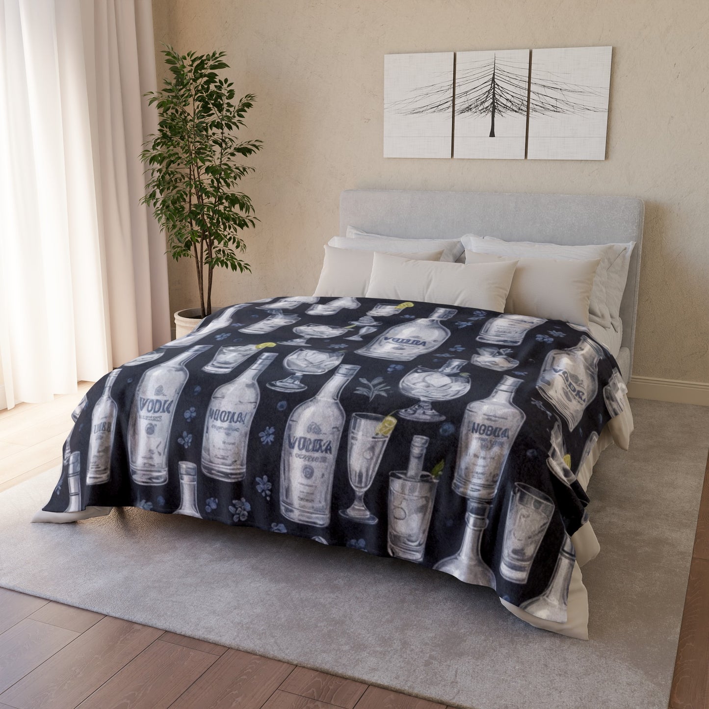 Vodka Soft Polyester Blanket