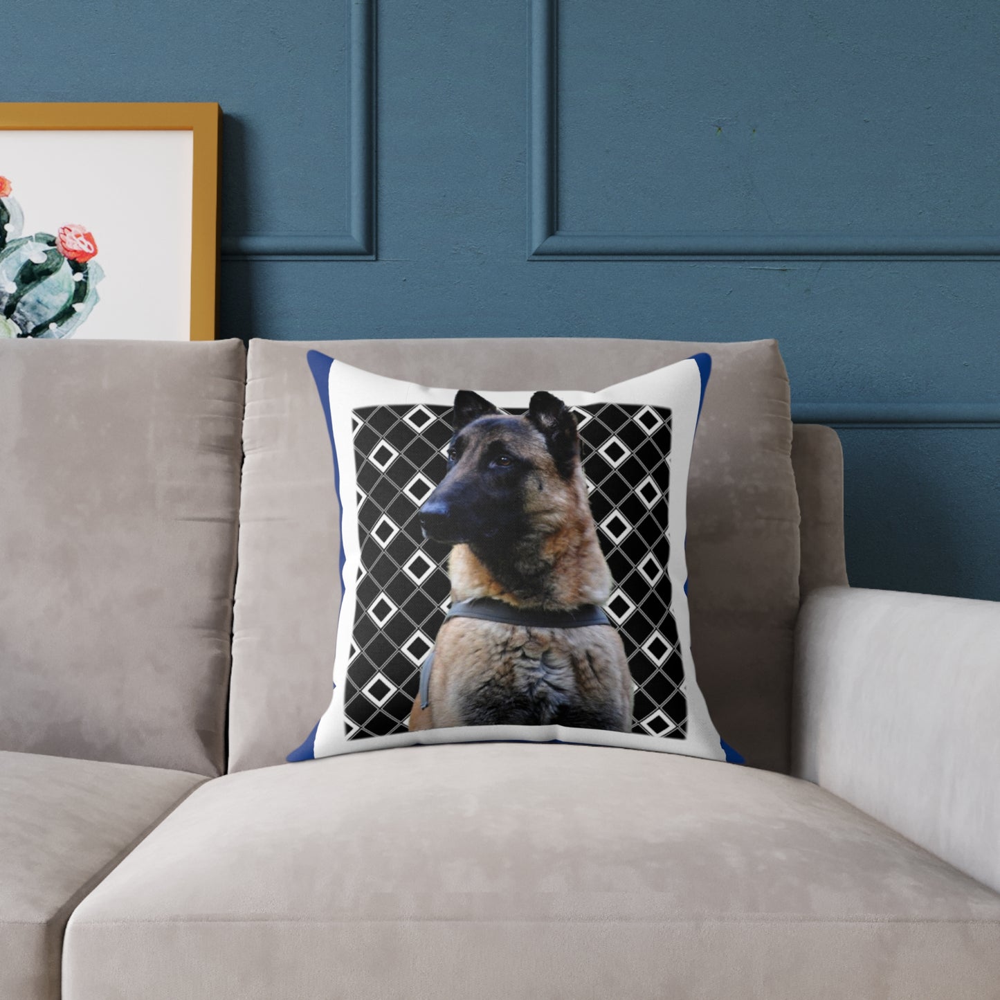 Square Poly Canvas Pillow