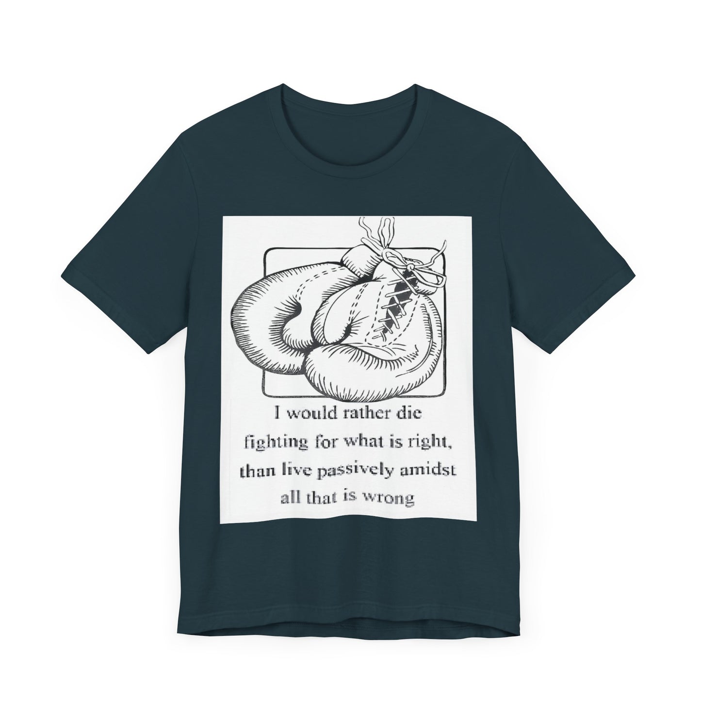 Boxing Quote Jersey Short Sleeve Tshirt