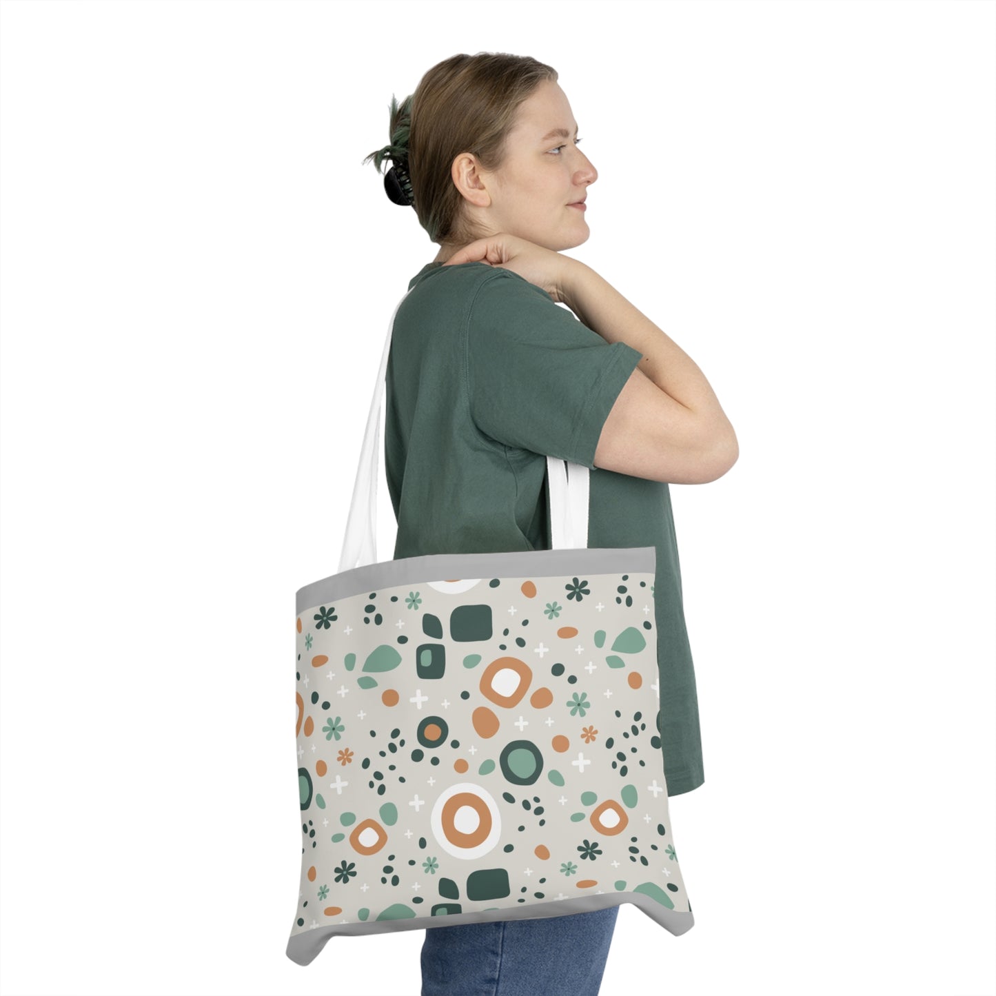 Pattern Shoulder Tote Bag (AOP)
