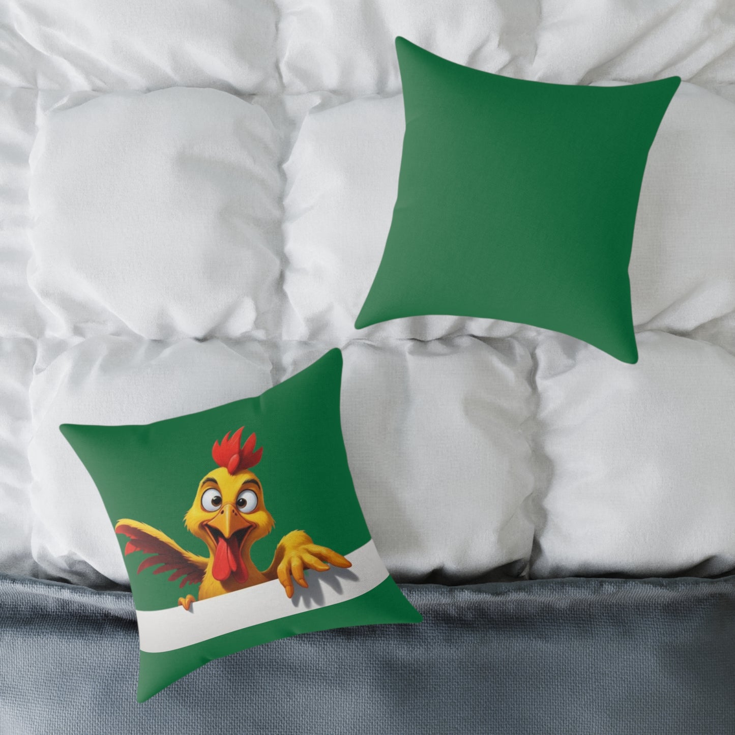 Squark Square Poly Canvas Pillow