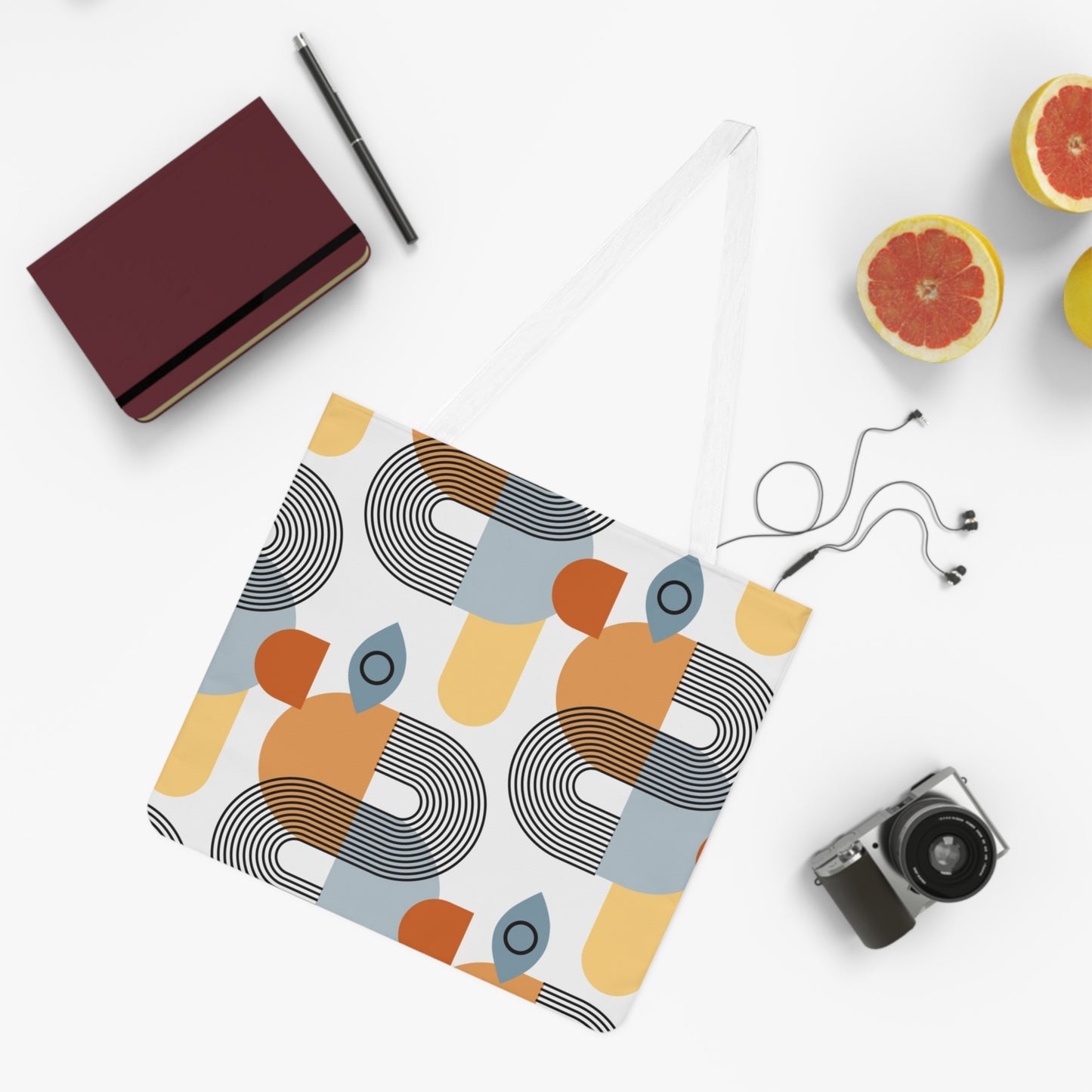 Pattern Shoulder Tote Bag (AOP)