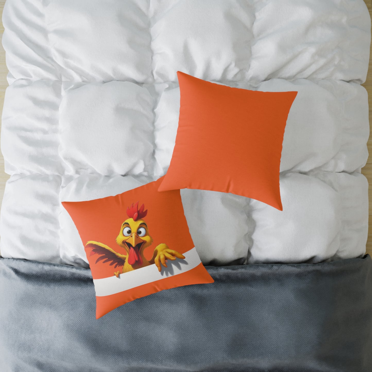 Squark Square Poly Canvas Pillow