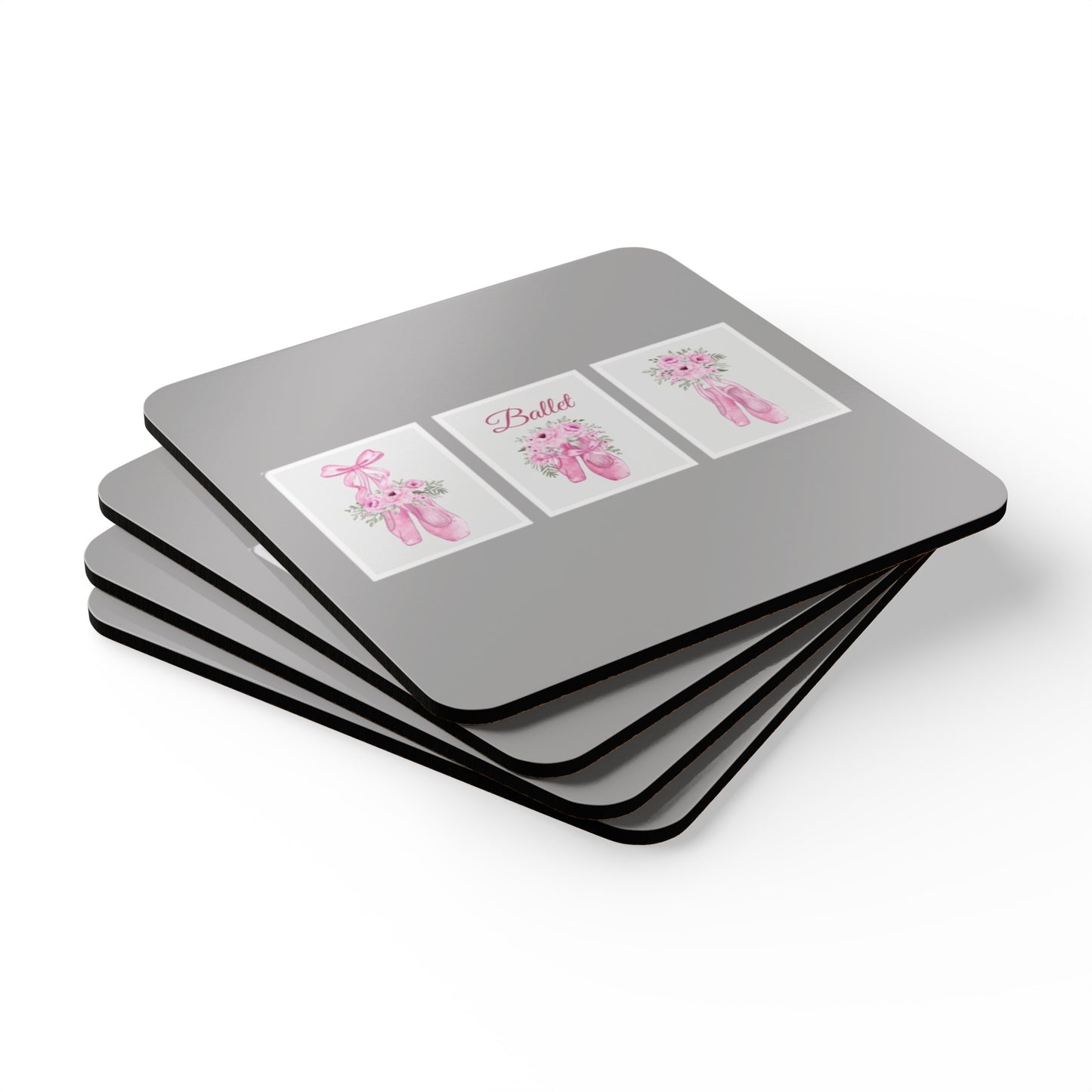 Ballet Corkwood Coaster Set