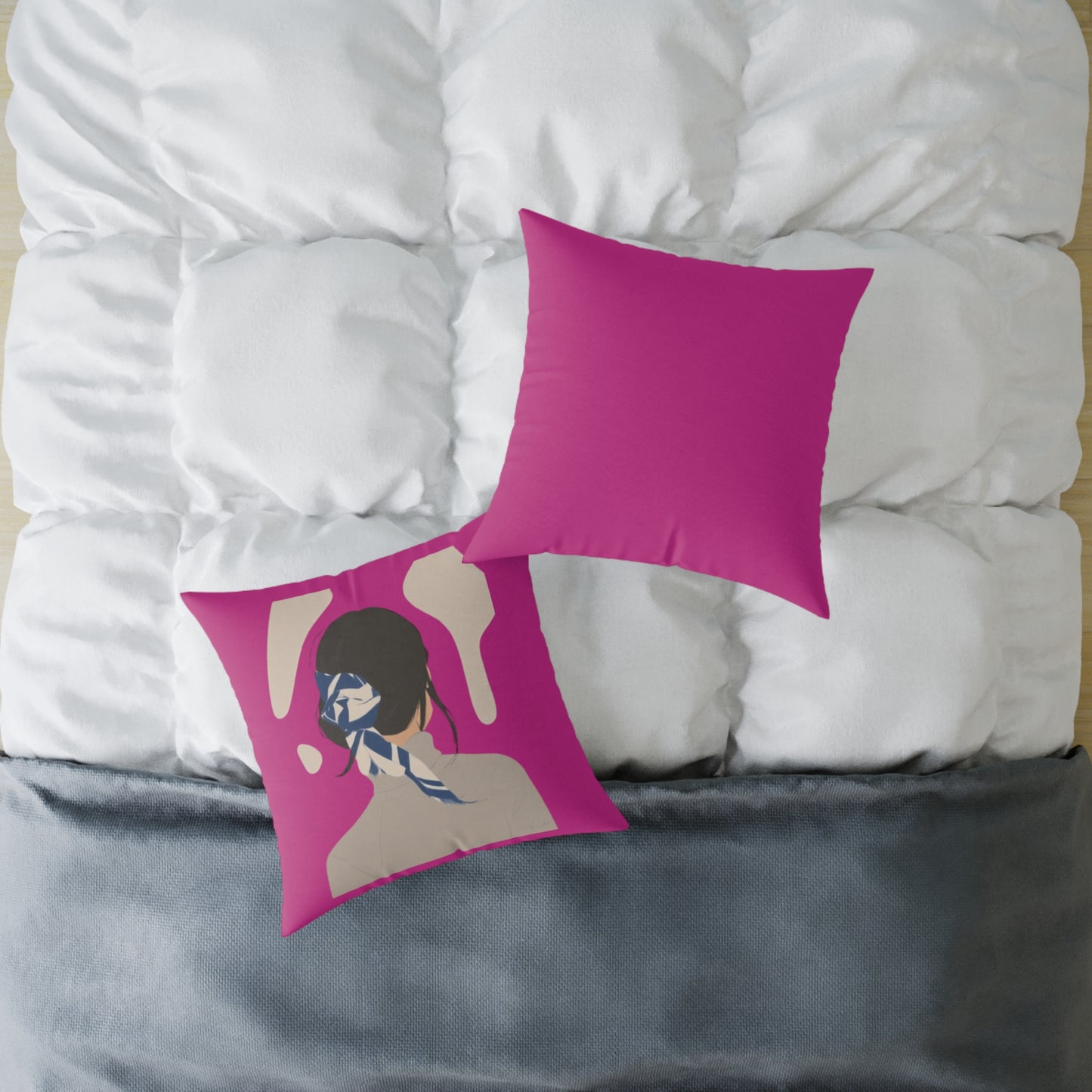 Angeline Poly Canvas Pillow