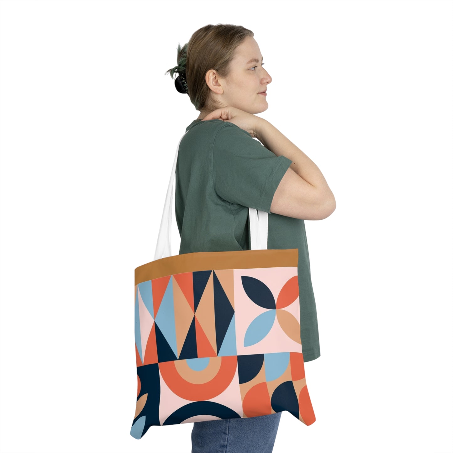 Pattern Shoulder Tote Bag (AOP)