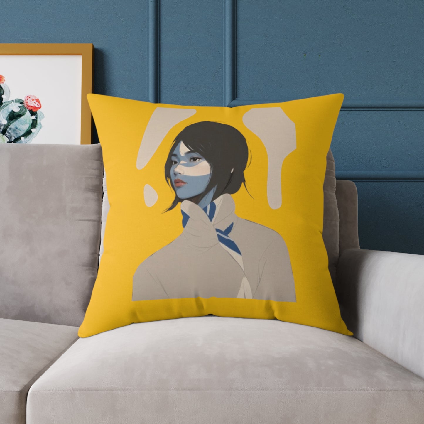 Angeline Poly Canvas Pillow