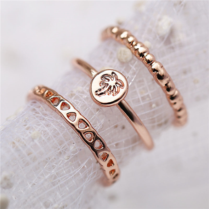 Women's three piece engagement ring