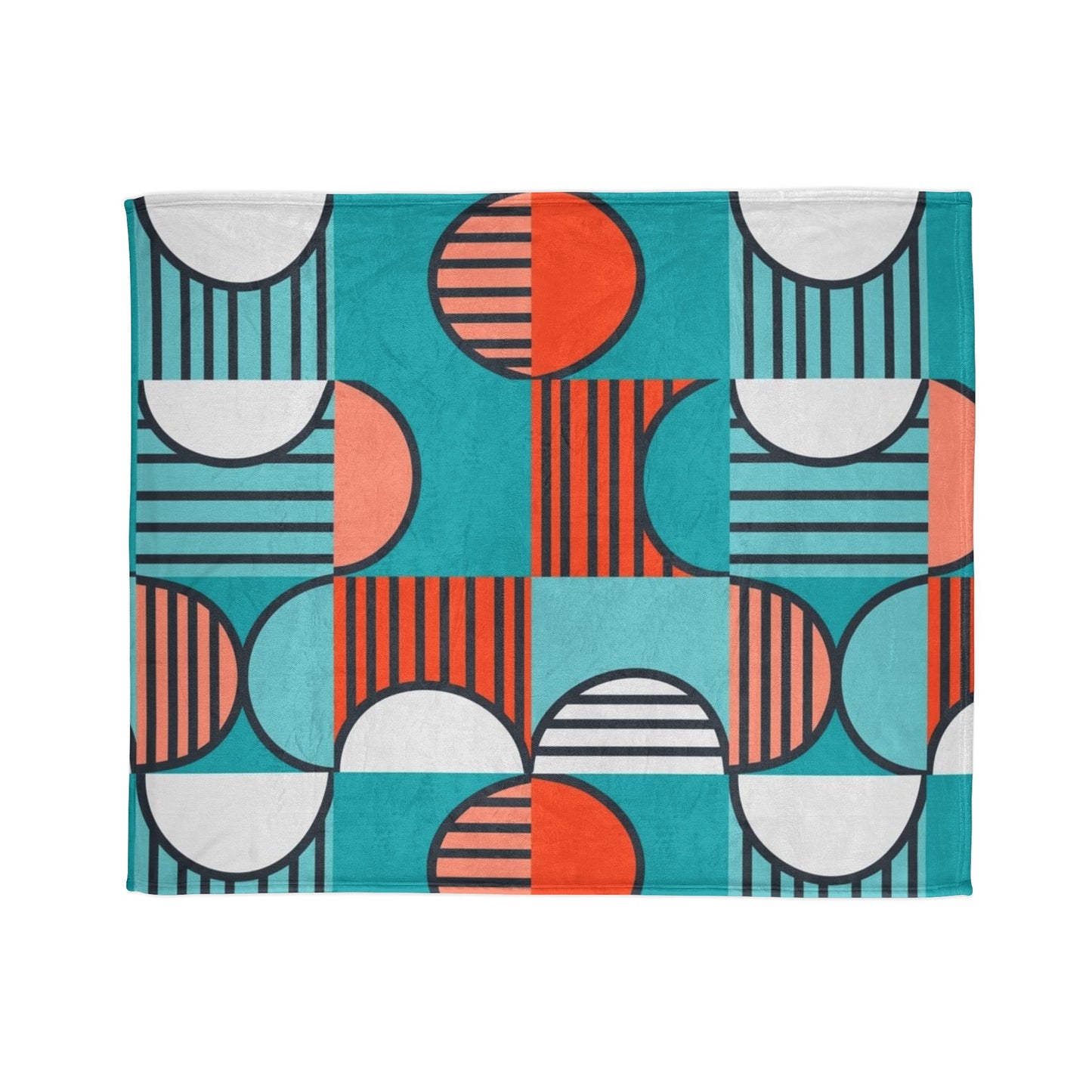 60s patterns Soft Polyester Blanket