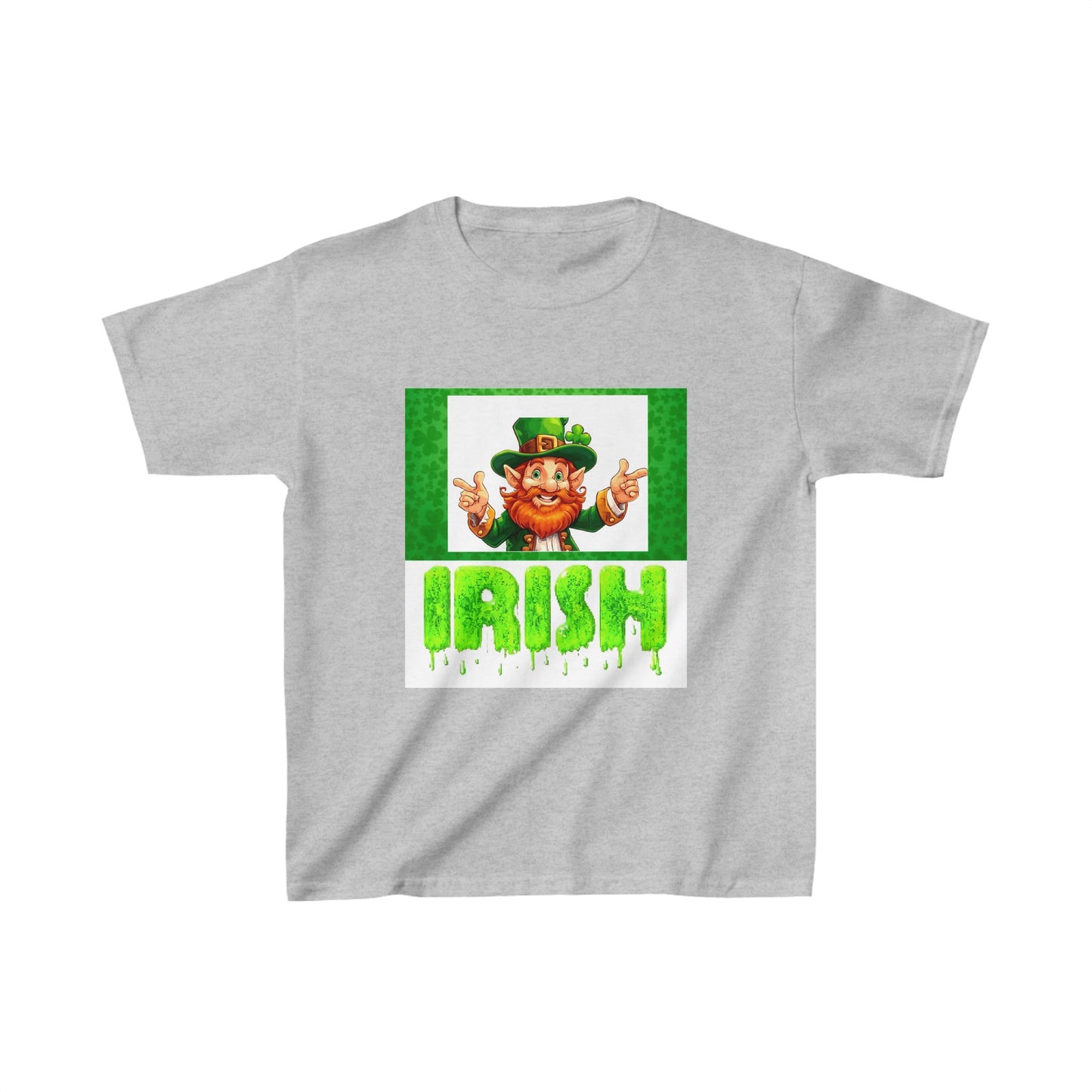 St patricks day cute clover print childrens tshirt unisex gift top