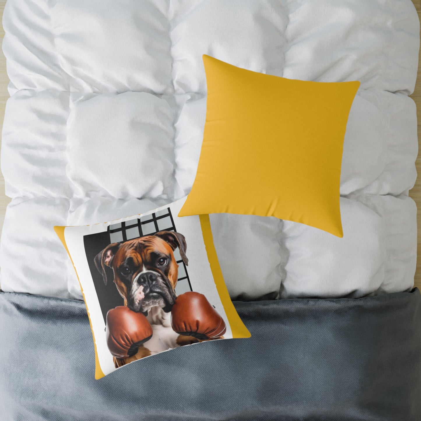 Square Poly Canvas Pillow