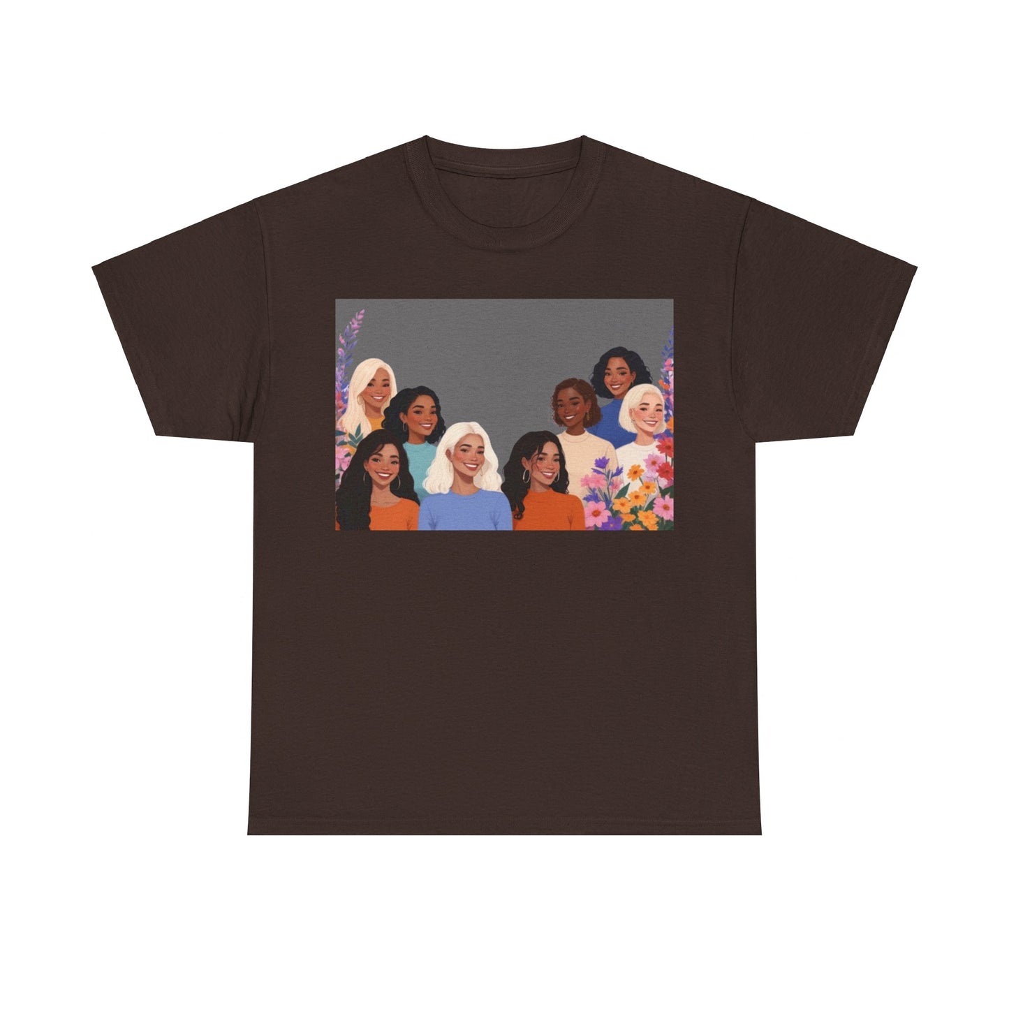 Among The Flowers Unisex Heavy Cotton Tee
