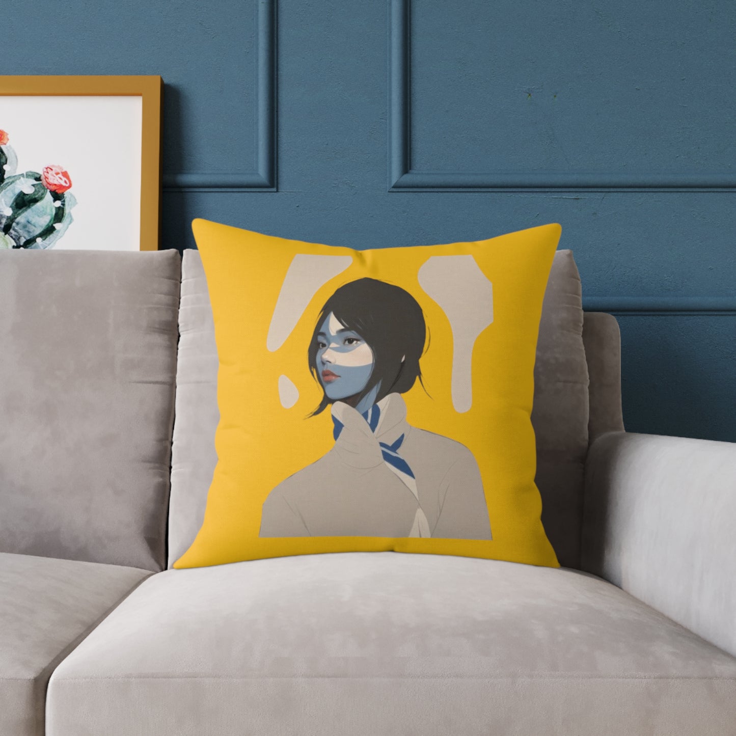 Angeline Poly Canvas Pillow