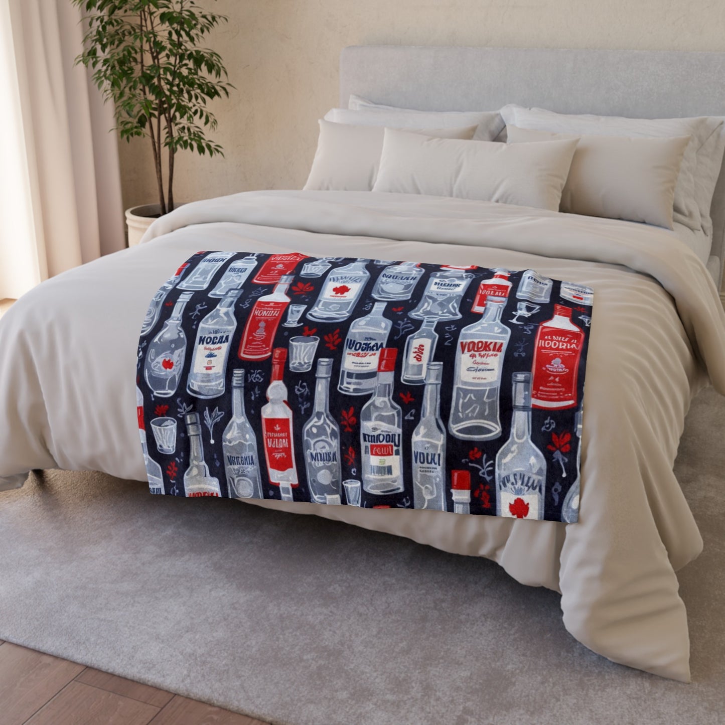 Vodka Soft Polyester Blanket