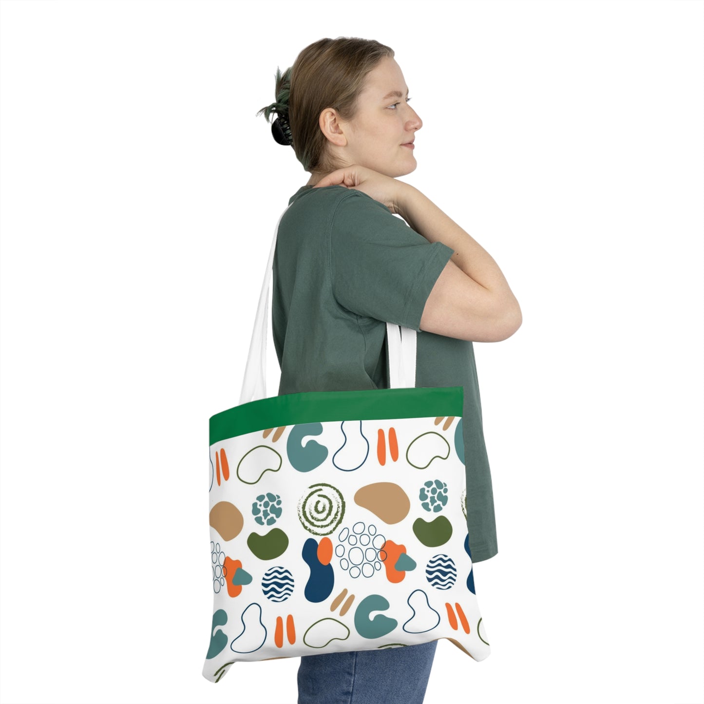 Pattern Shoulder Tote Bag (AOP)