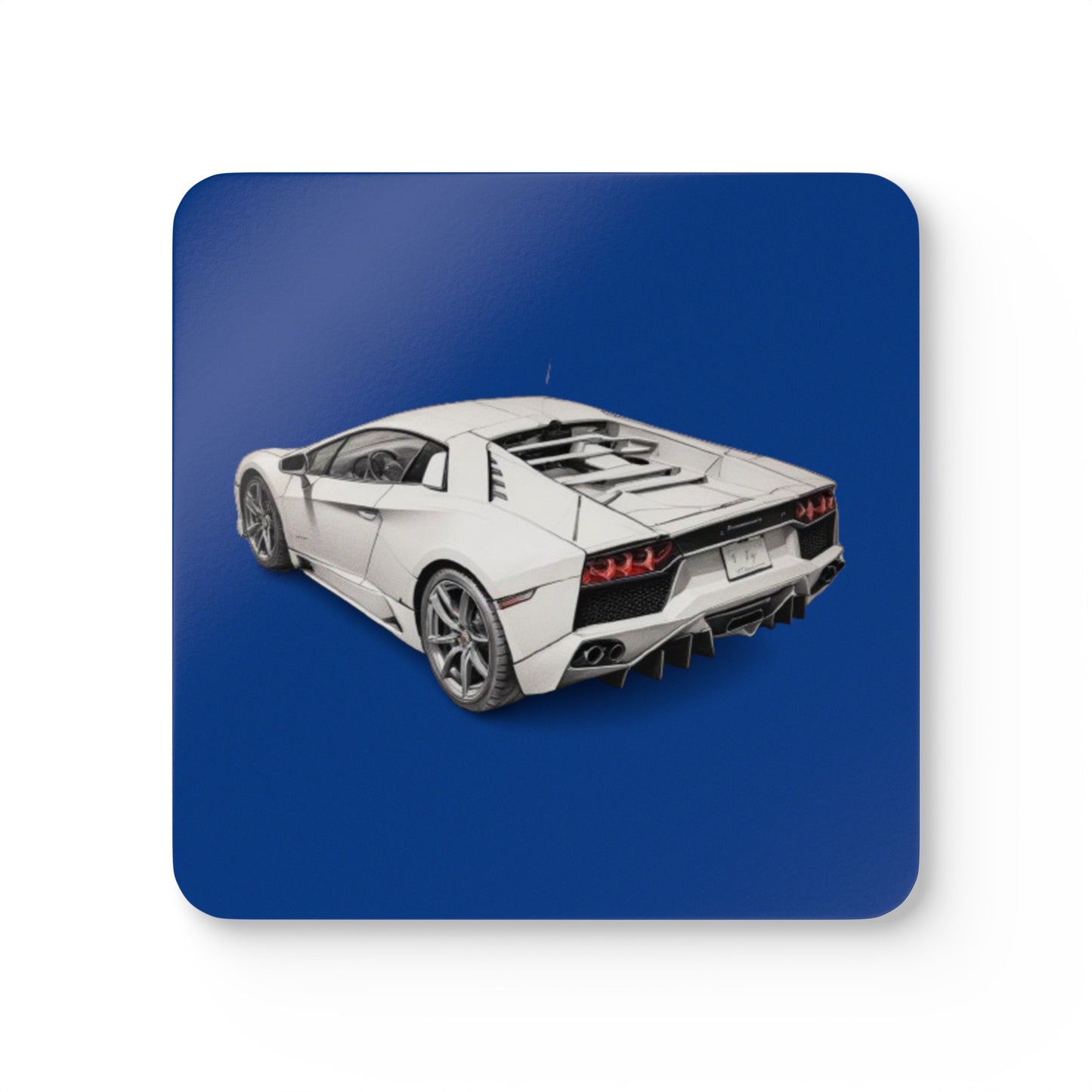 Lamborghini Corkwood Coaster Set
