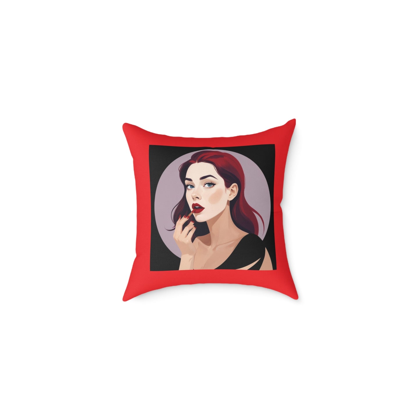 She Devil Square Poly Canvas Pillow