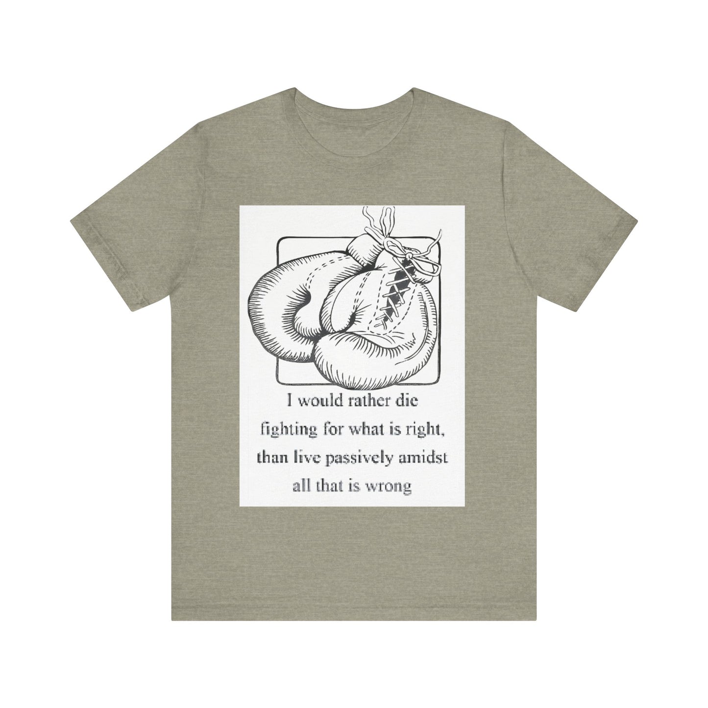 Boxing Quote Jersey Short Sleeve Tshirt