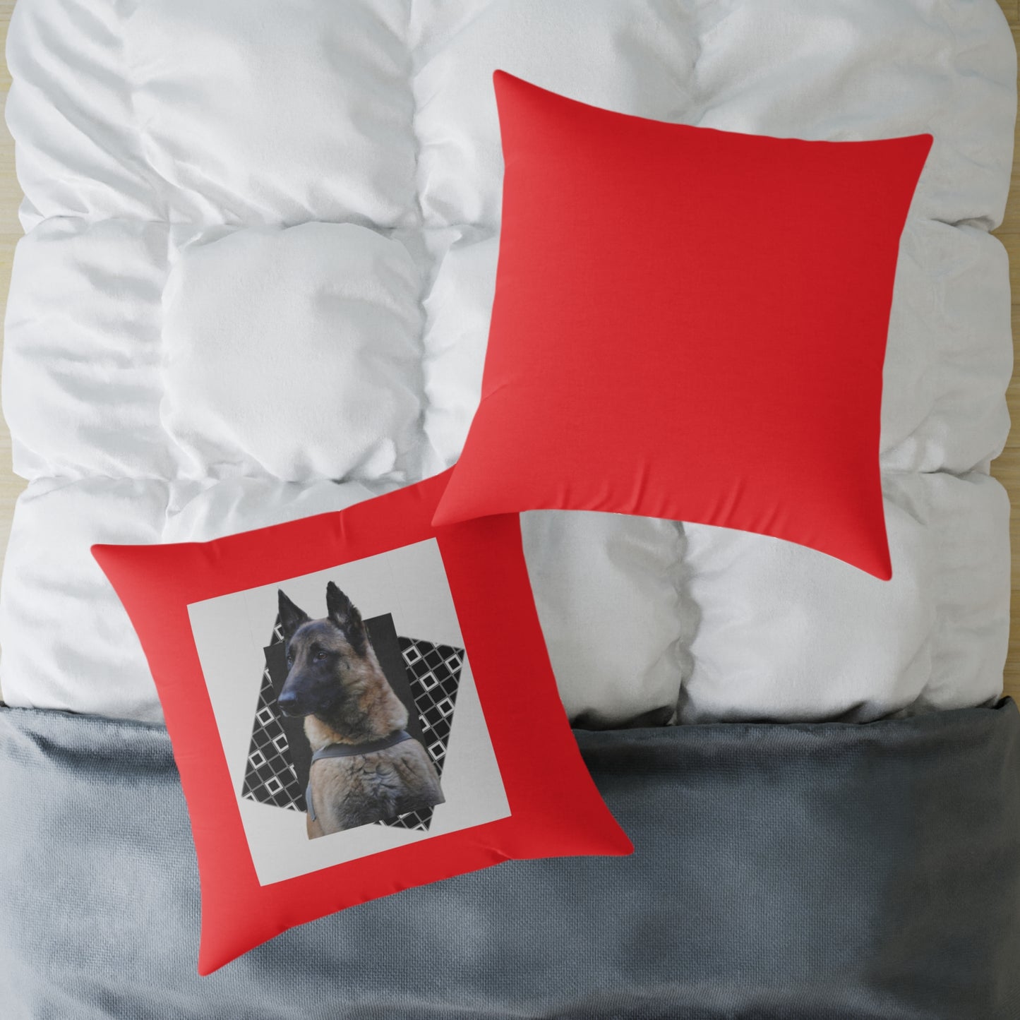 Square Poly Canvas Pillow