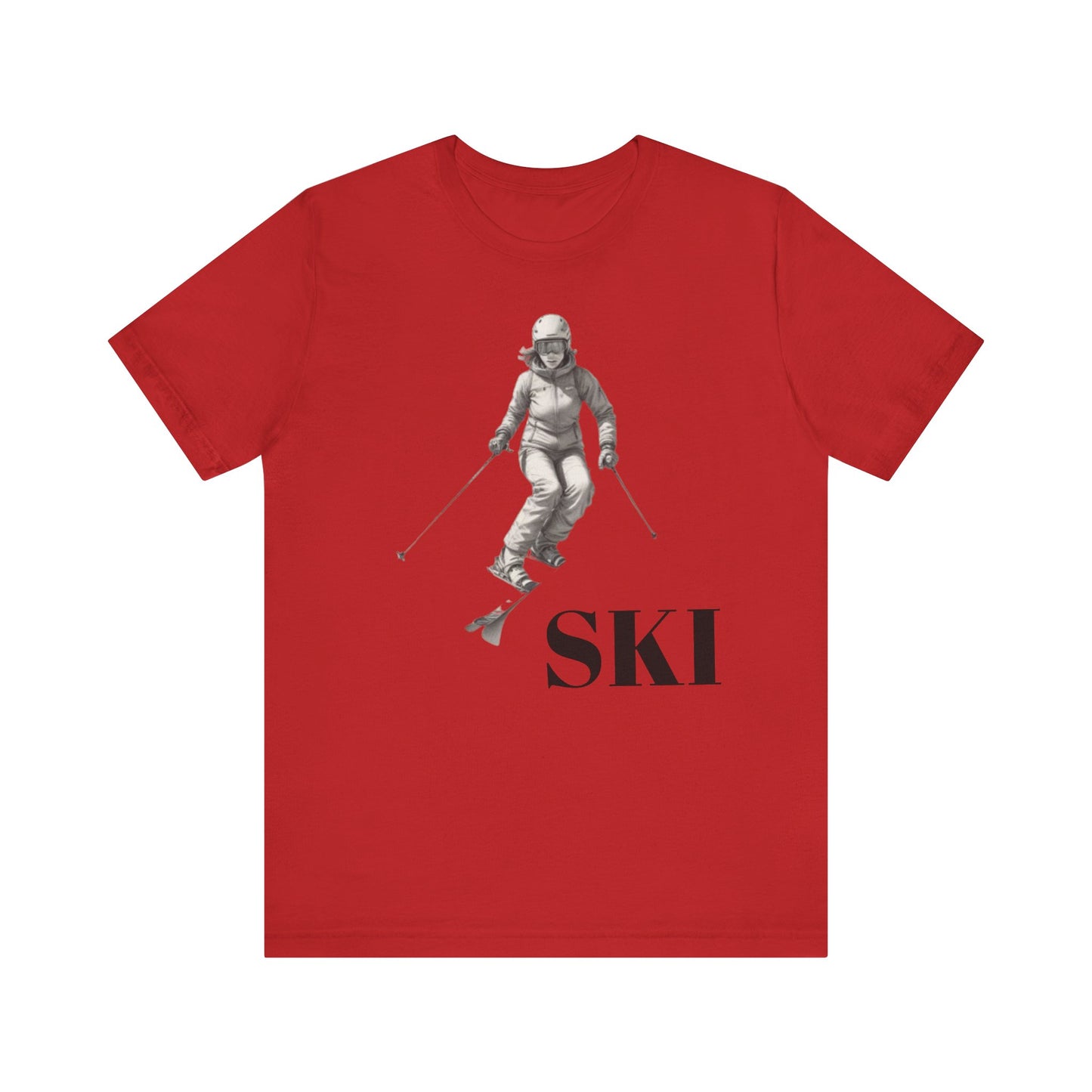 Skiing Jersey Short Sleeve Tee