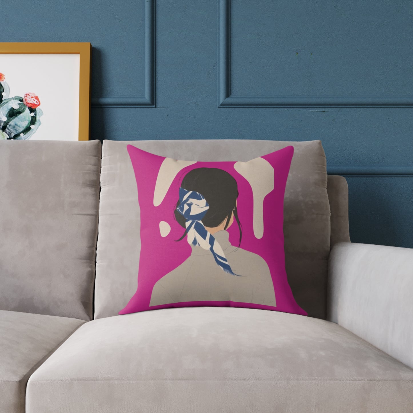Angeline Poly Canvas Pillow