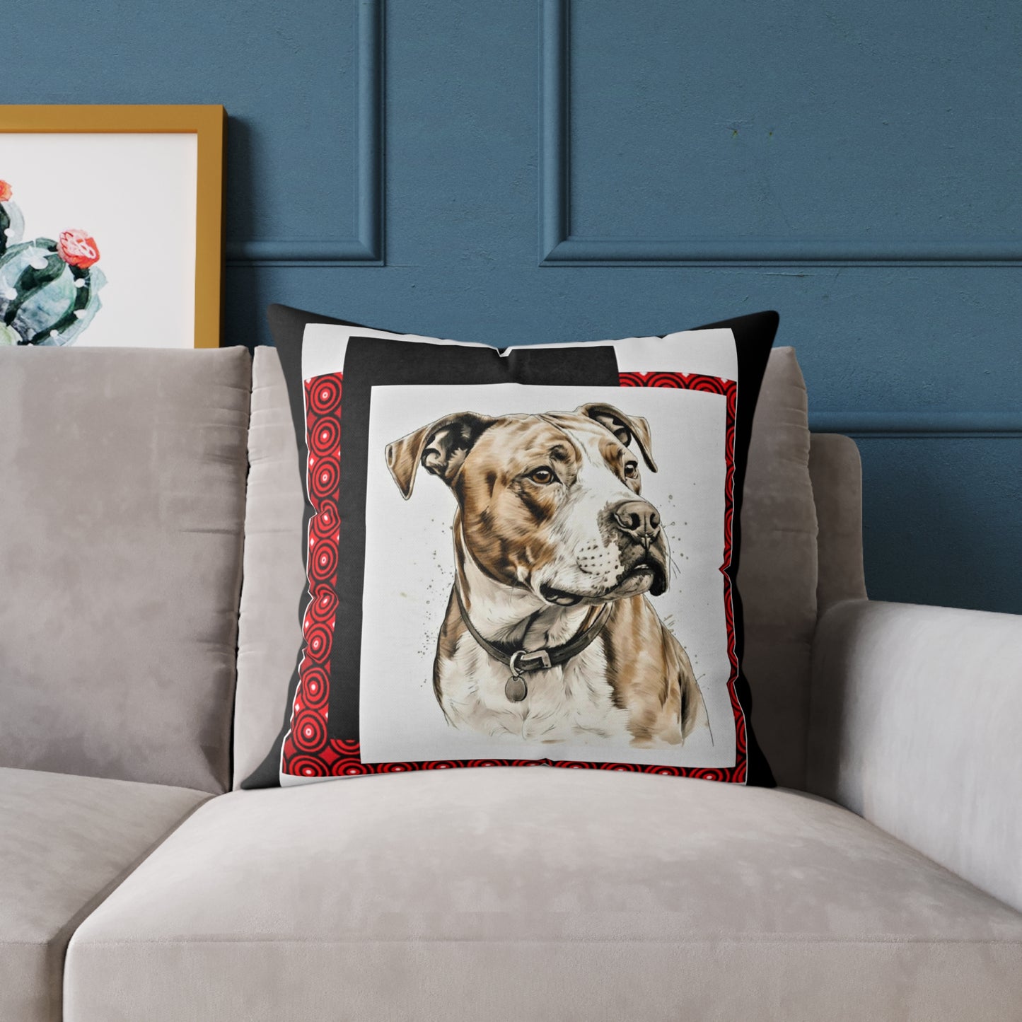 Square Poly Canvas Pillow
