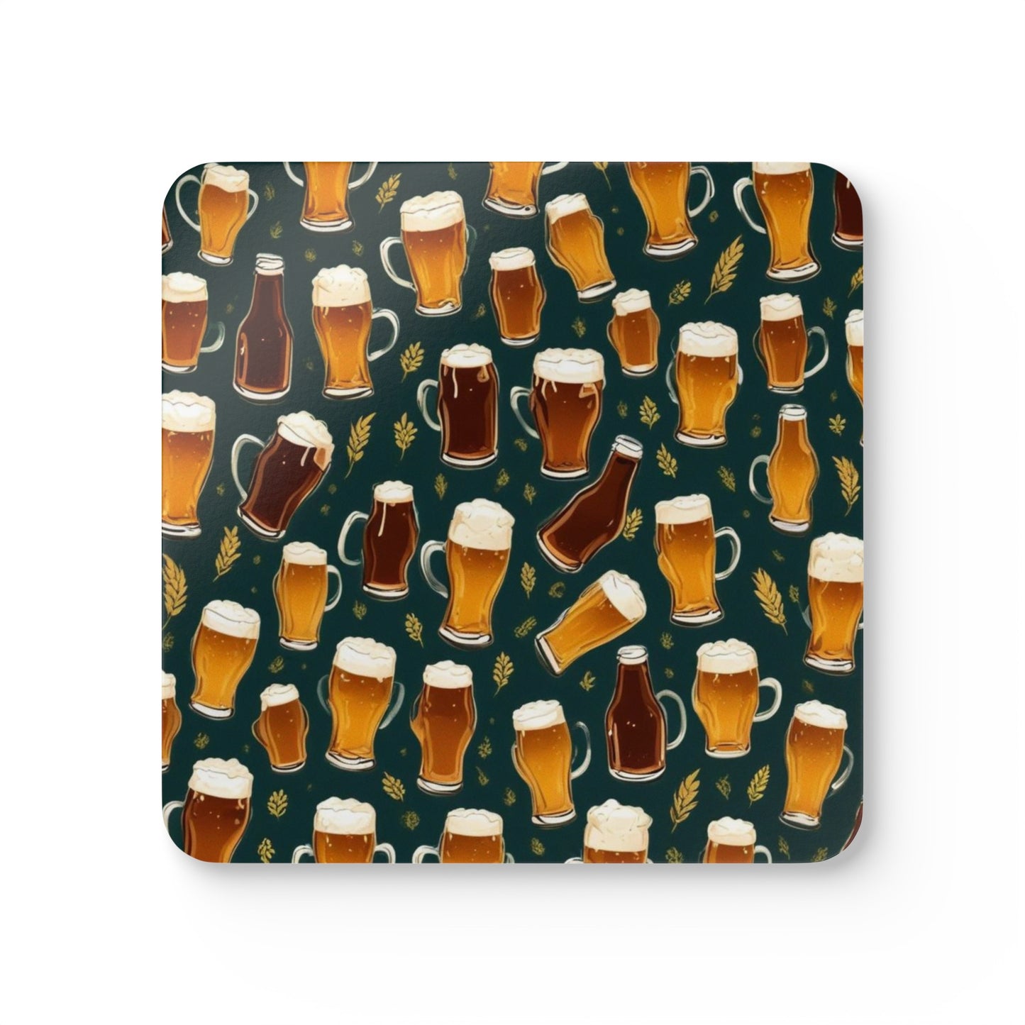 Beer Corkwood Coaster Set