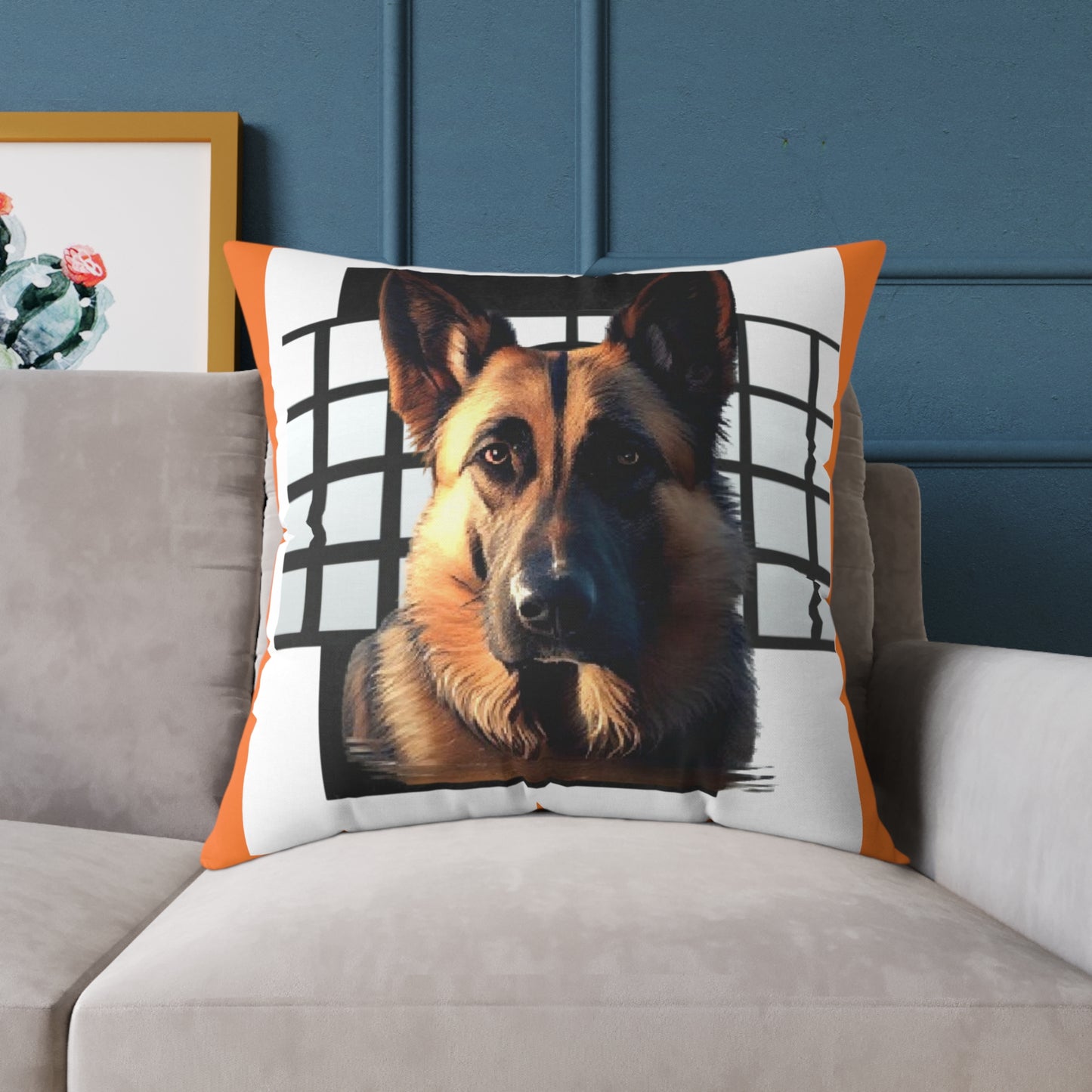 Square Poly Canvas Pillow