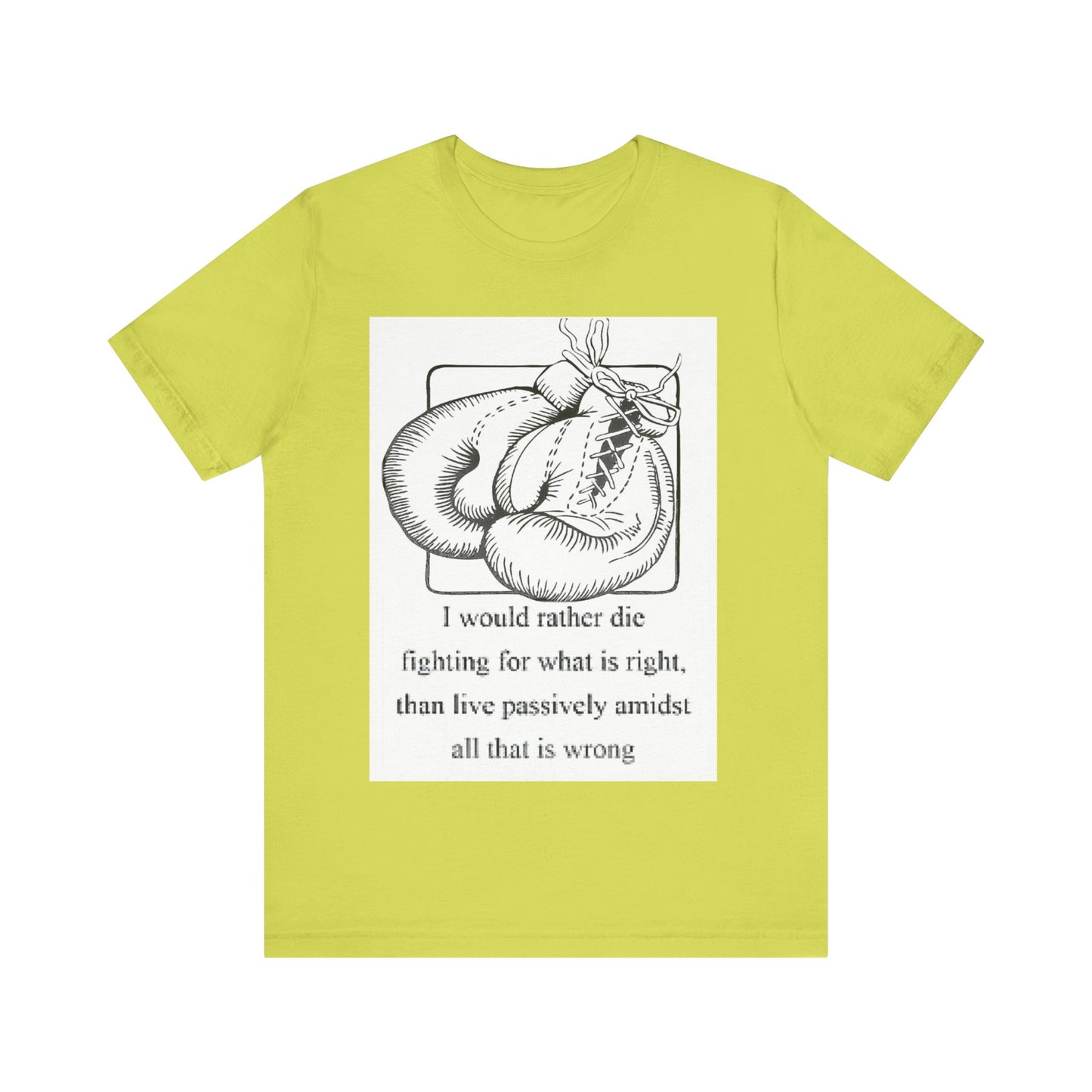 Boxing Quote Jersey Short Sleeve Tshirt