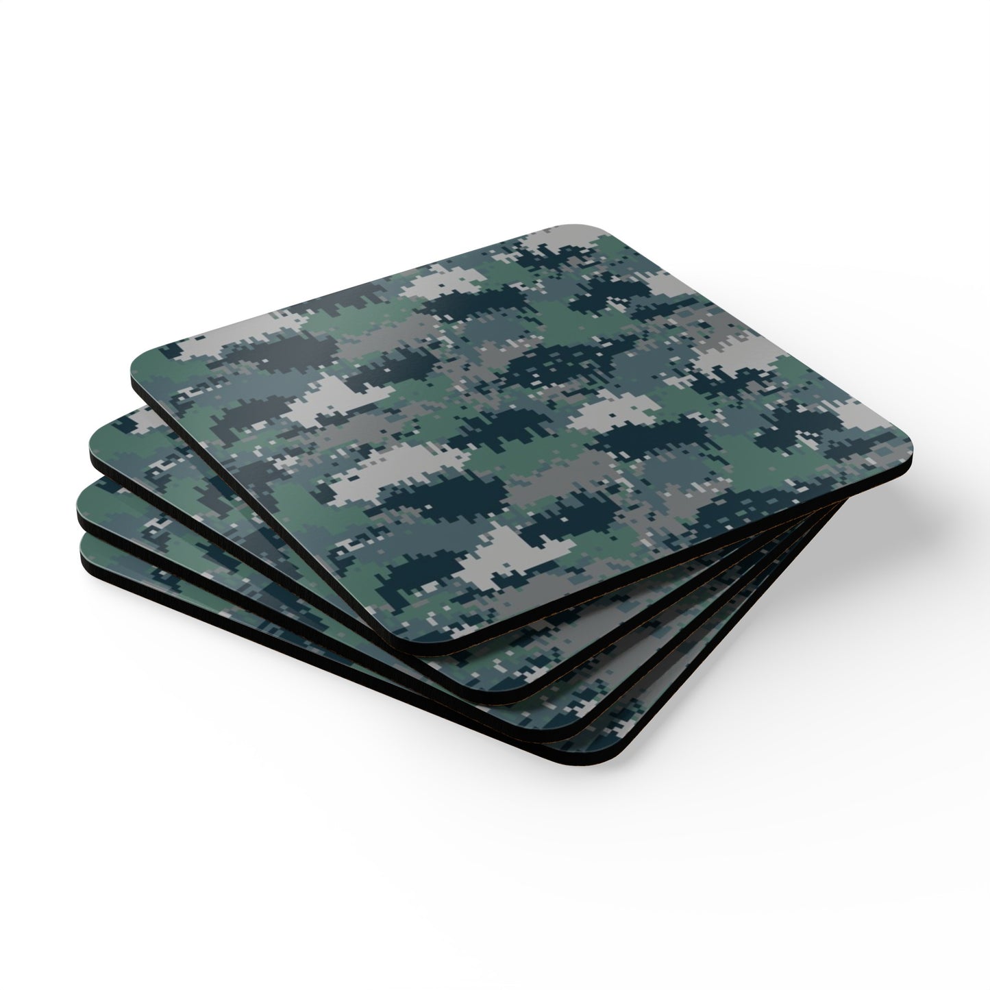Army Corkwood Coaster Set