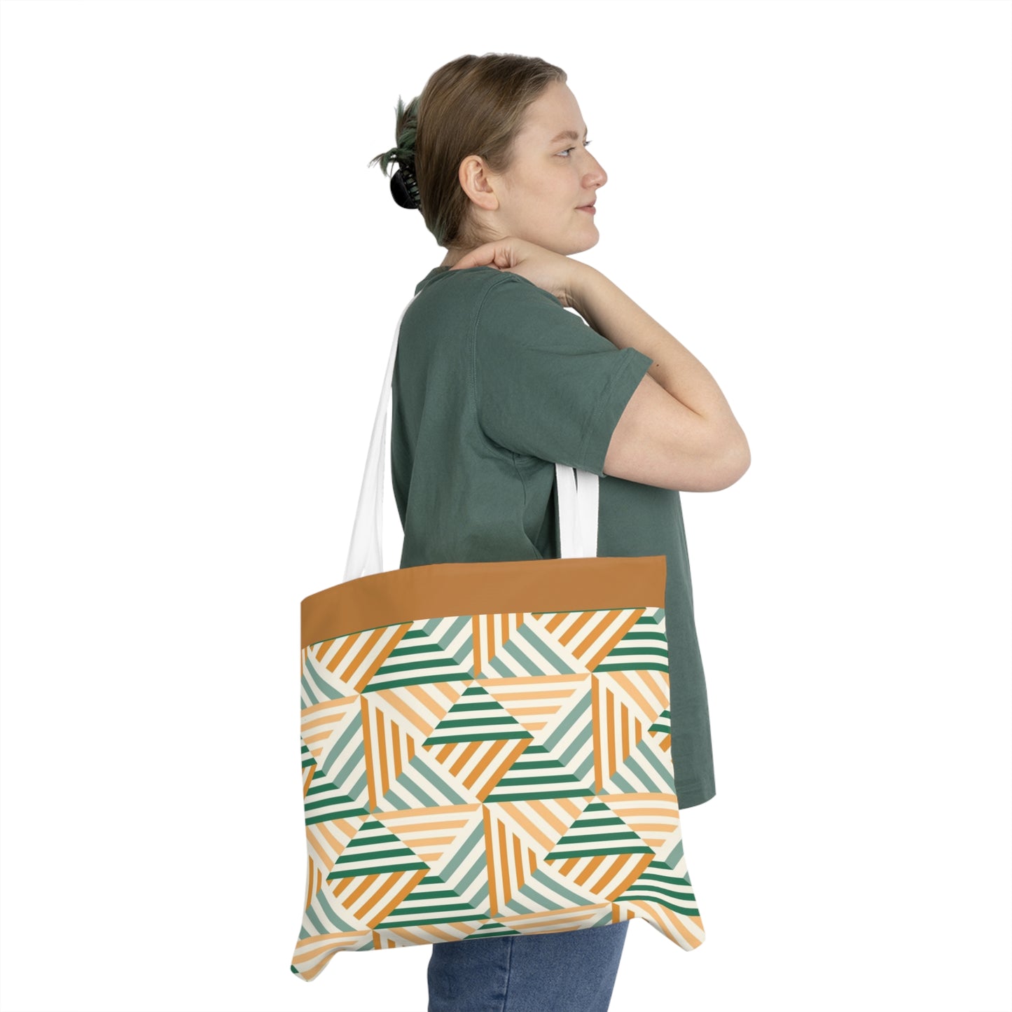 Pattern Shoulder Tote Bag (AOP)