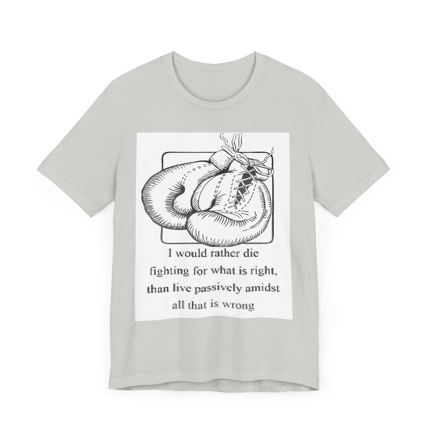 Boxing Quote Jersey Short Sleeve Tshirt
