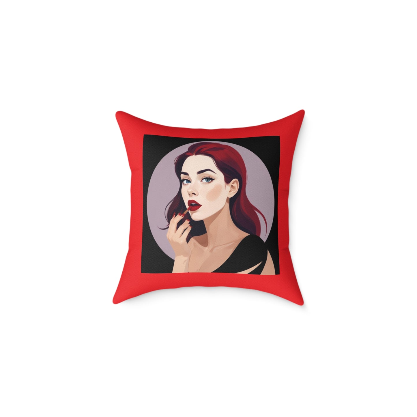 She Devil Square Poly Canvas Pillow