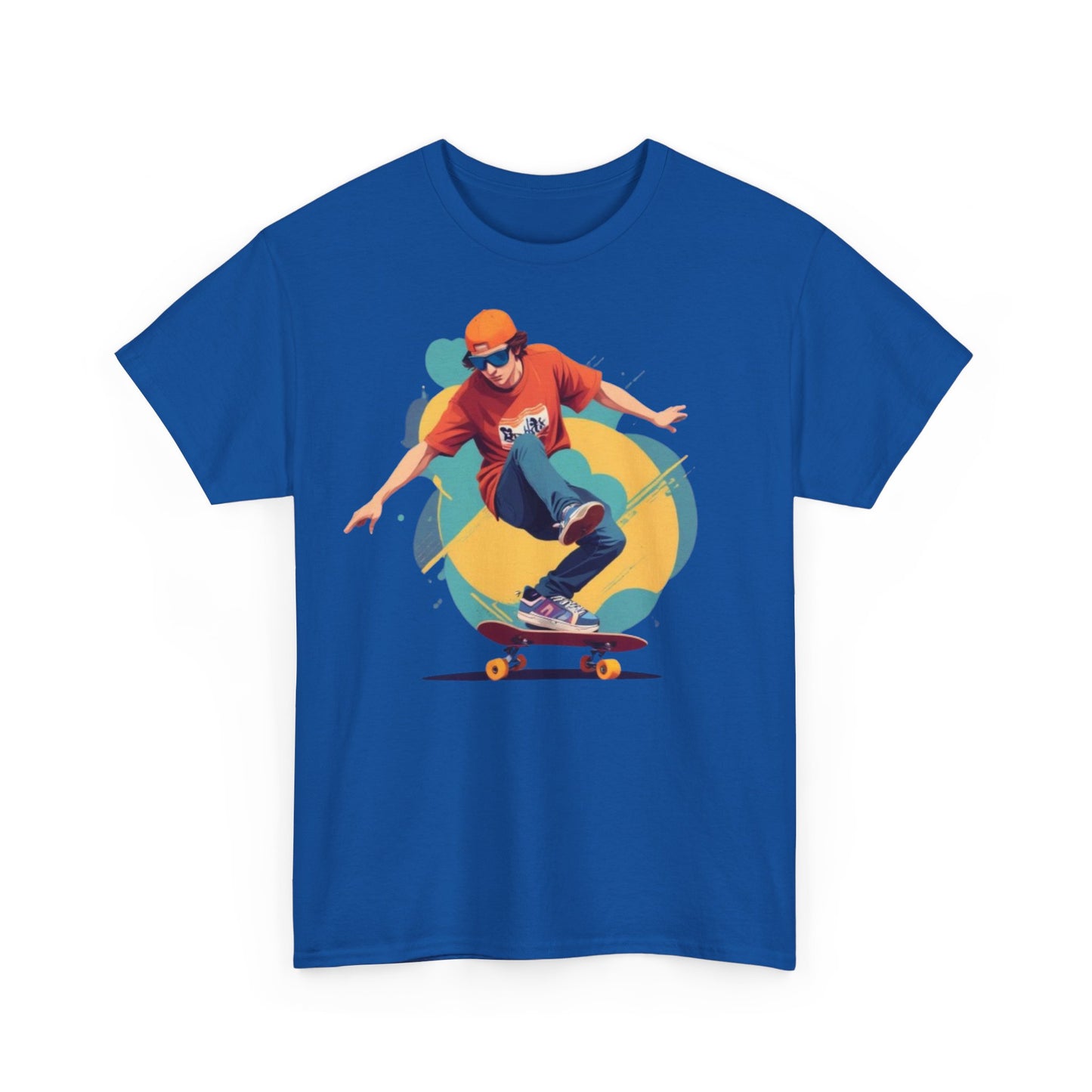 Skateboarder Unisex Heavy Cotton Tee